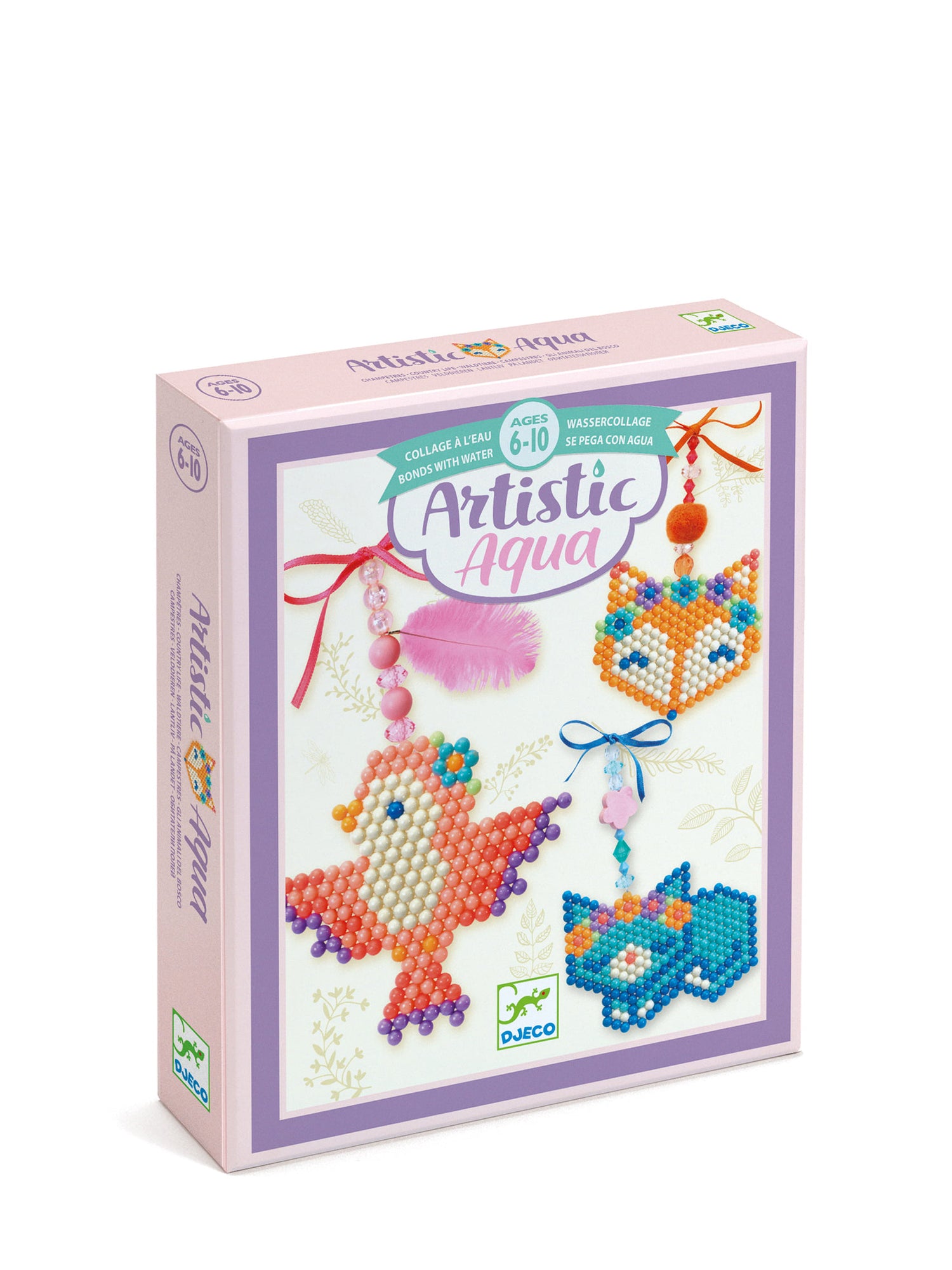 Artistic aqua beads set - Country charm