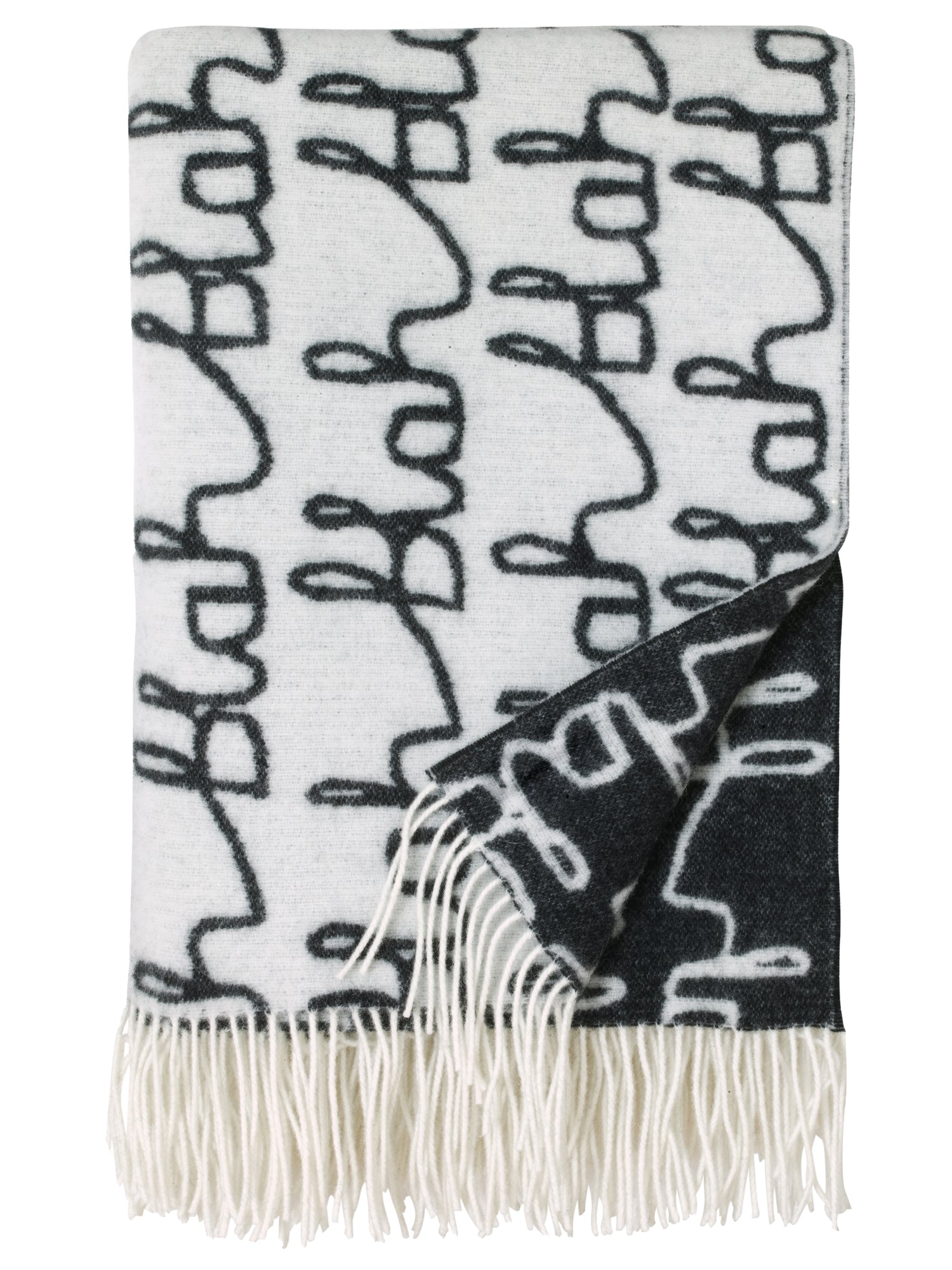 Blah Blah Lambswool Throw