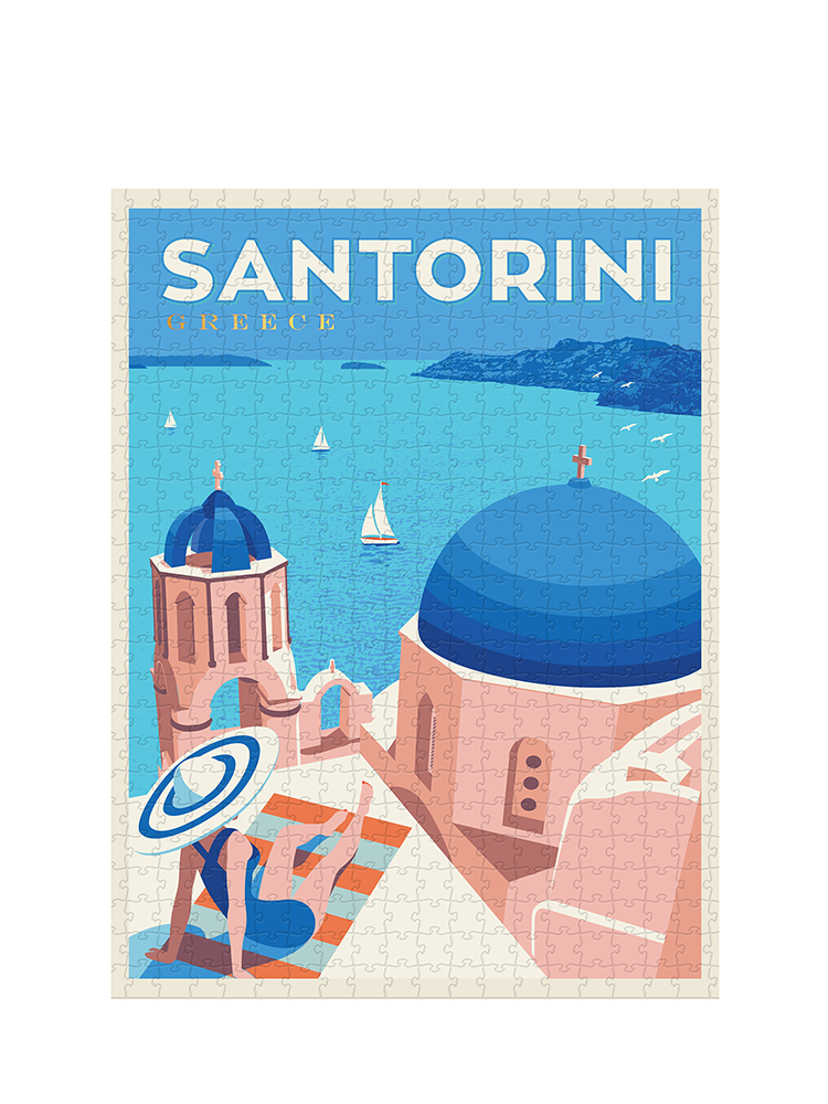 World Travel Santorini Puzzle  (500 pcs)