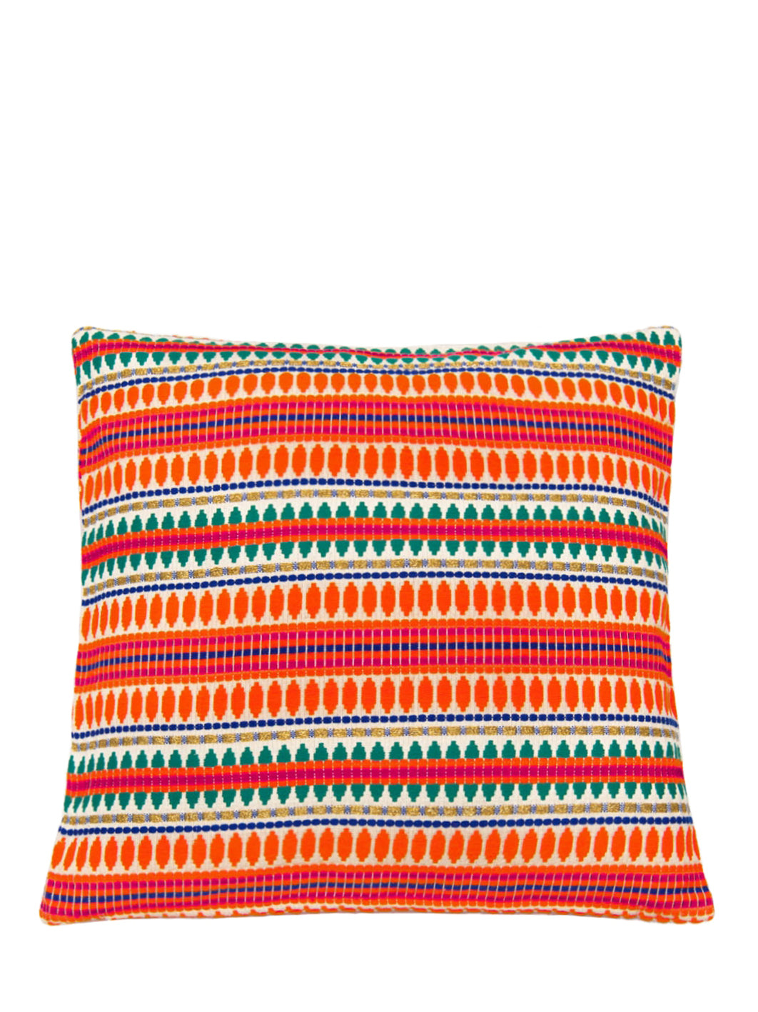 Geometric cushion (50x50 cm), multicoloured