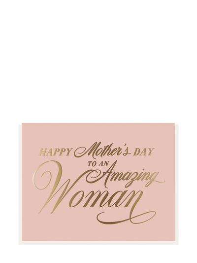 ´For an amazing woman´ Mother's Day card