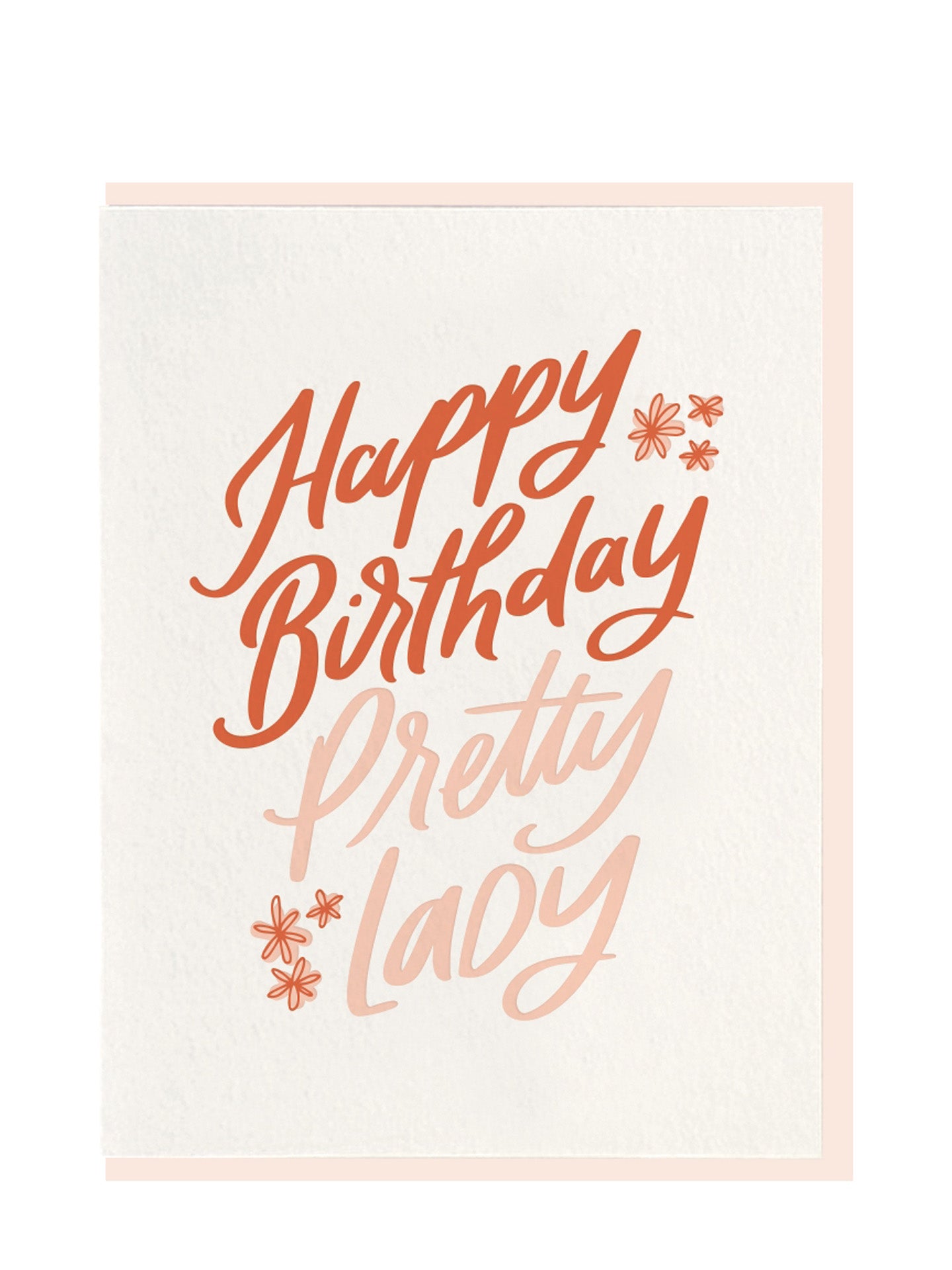 Pretty Lady Birthday card