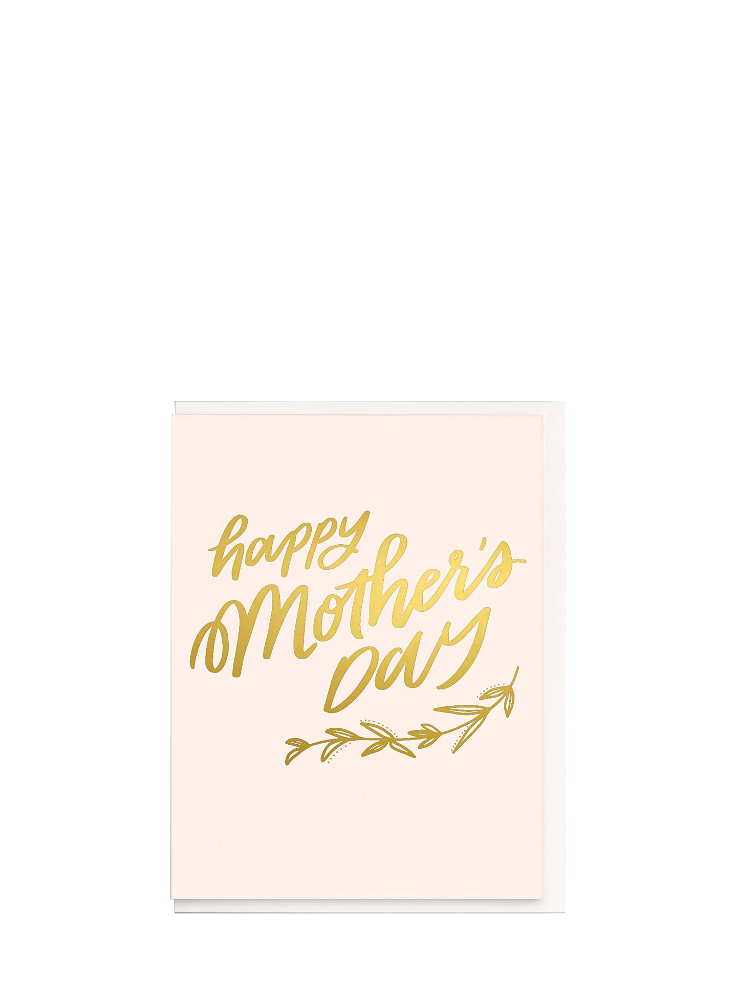 Golden Lettering Mother's Day card