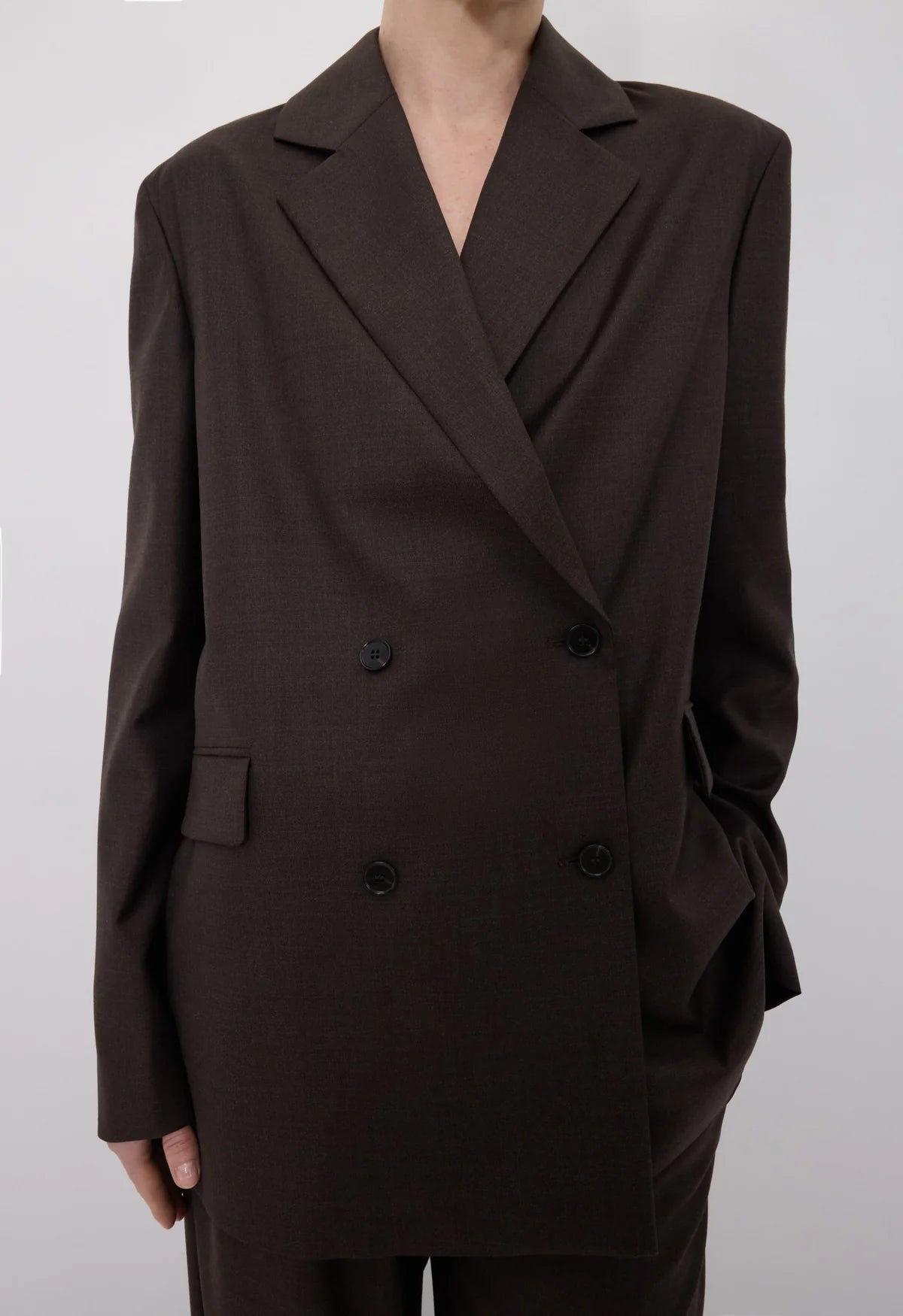 Donau tailored jacket, Brown