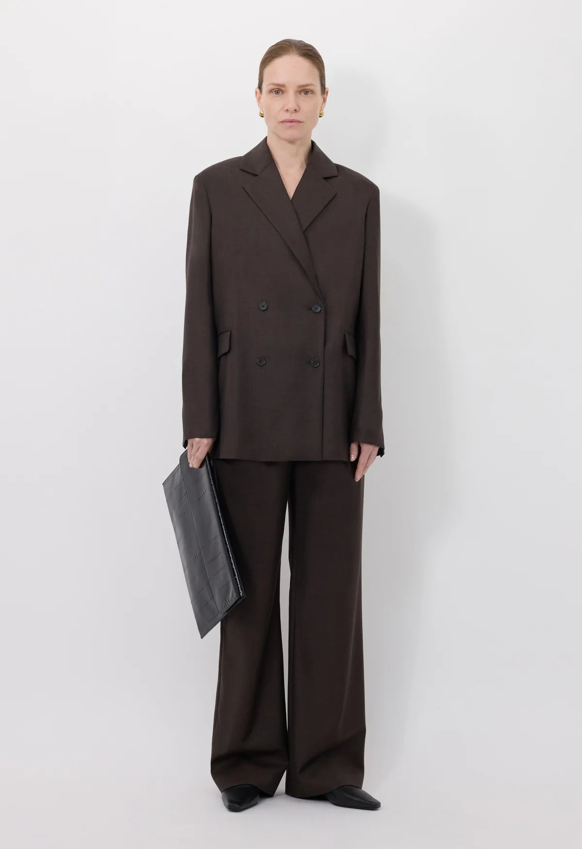 Donau tailored jacket, Brown