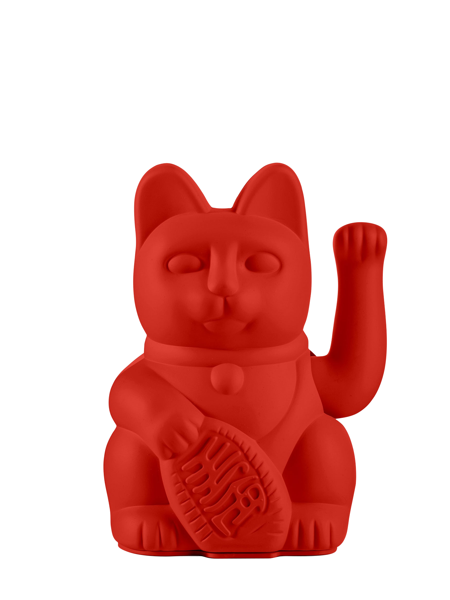 Waving Lucky Cat, Red (courage)