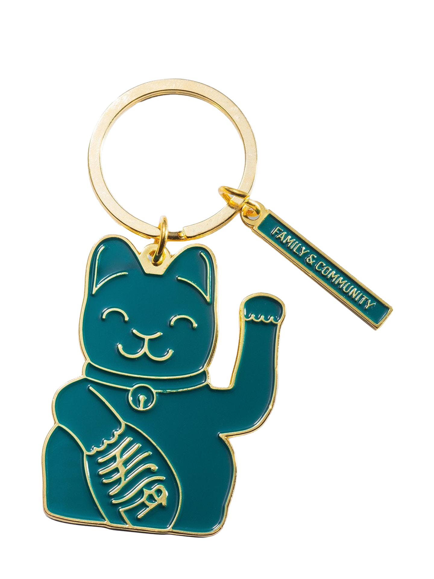 Lucky Cat Key Ring, 3 colours