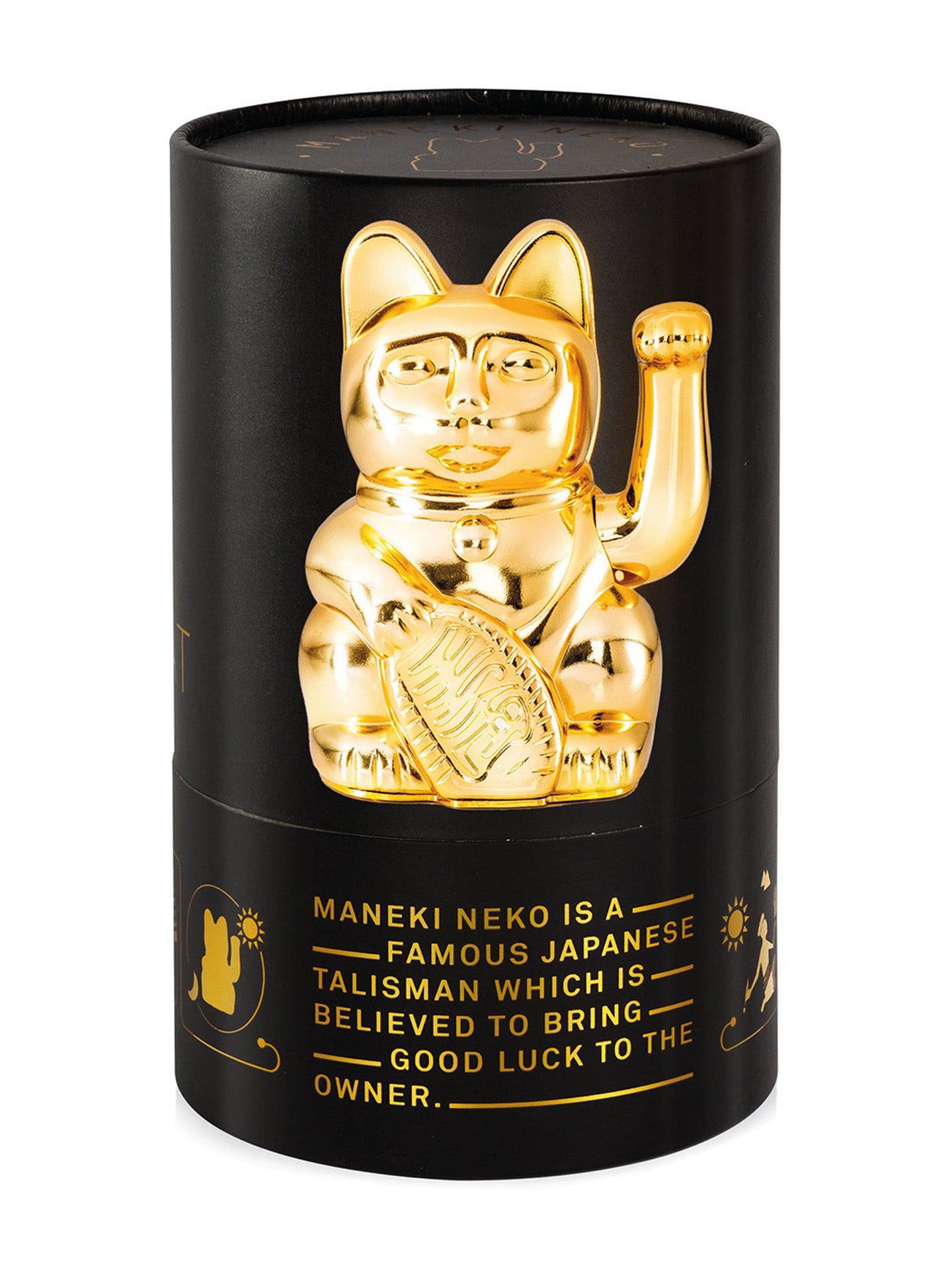 Waving Lucky Cat Egypt, Shiny Gold (justice)