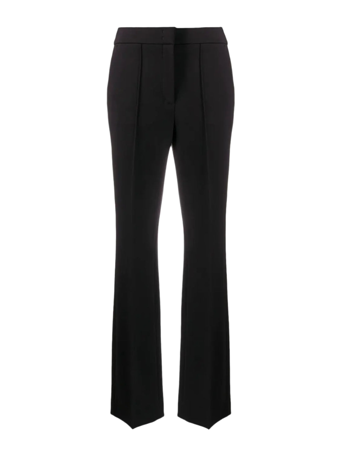Bootcut trousers in Punto Milano, black
