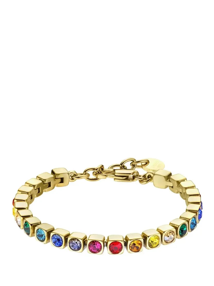 CORY rainbow bracelet, gold-multicolour
