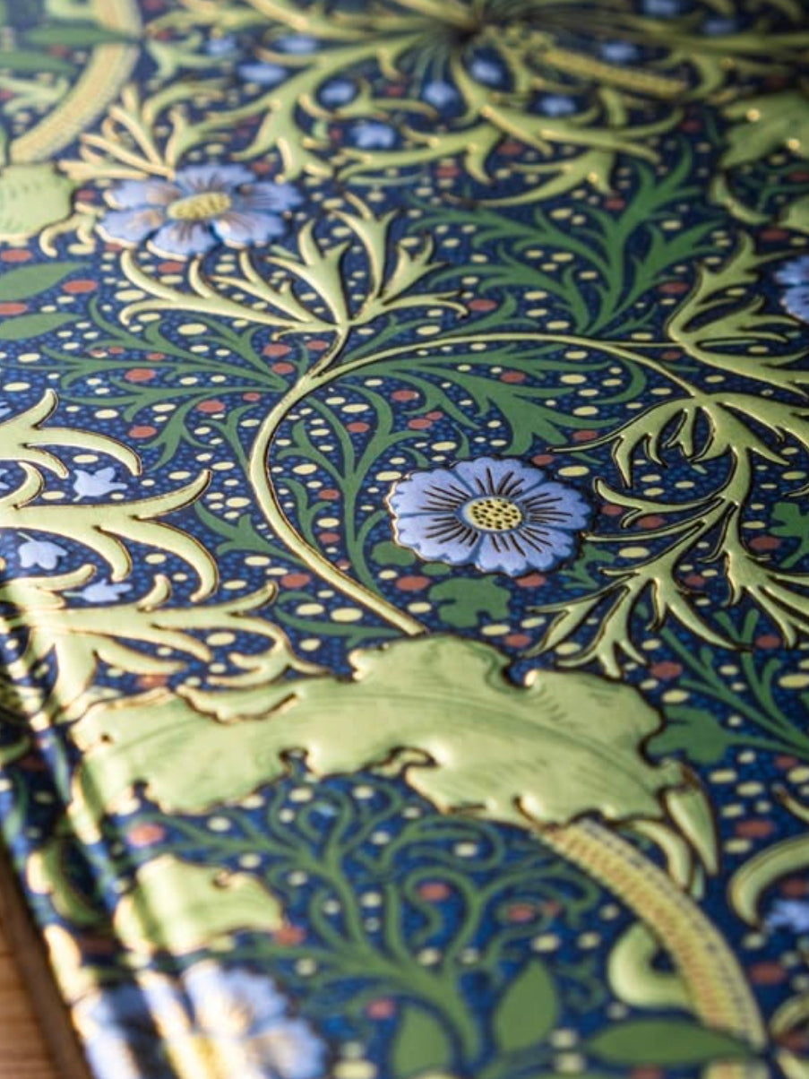 Foiled journal Seaweed by William Morris, lined (A5)