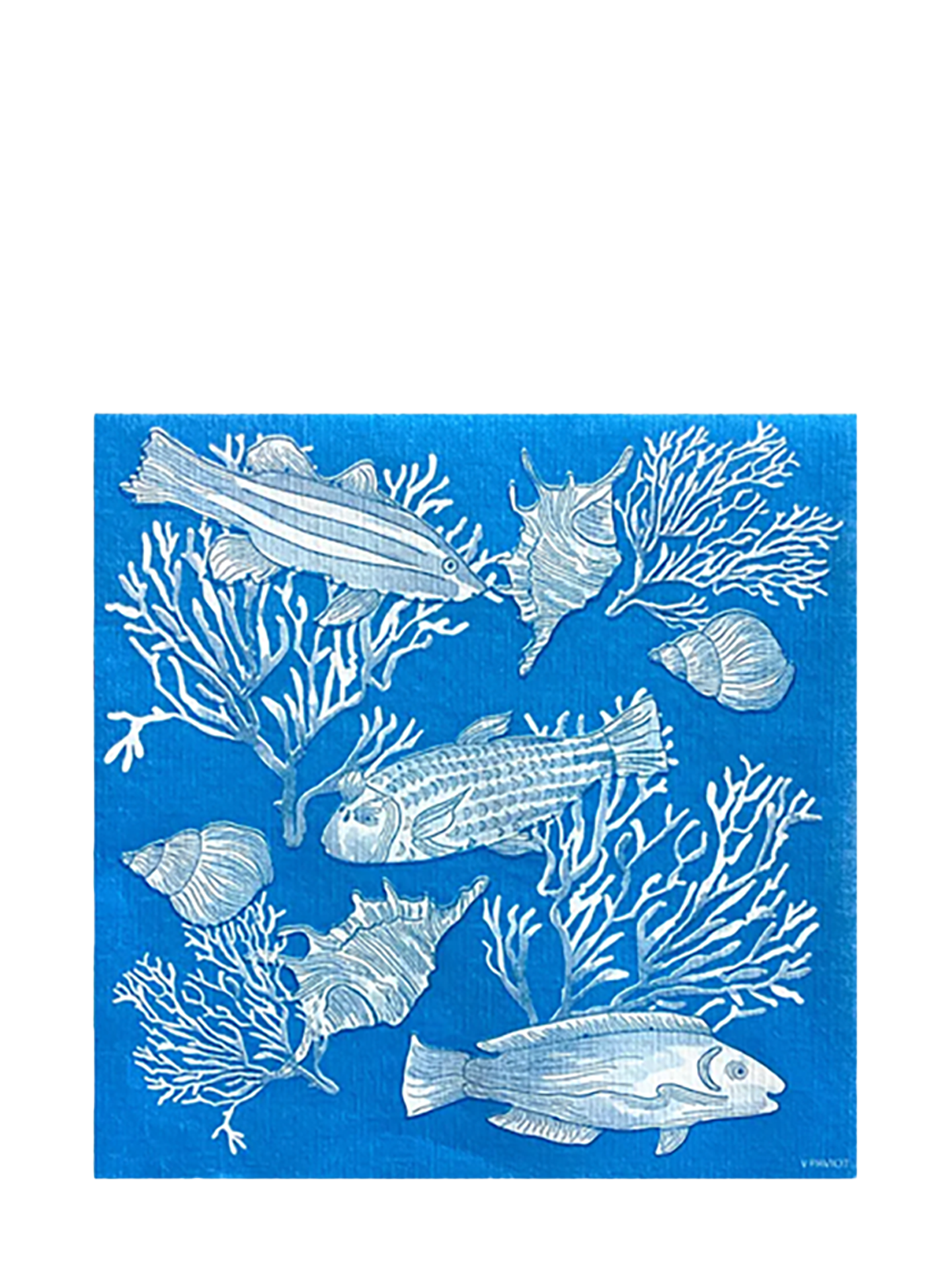 Dinner napkins (40x40cm), Fonds Marins