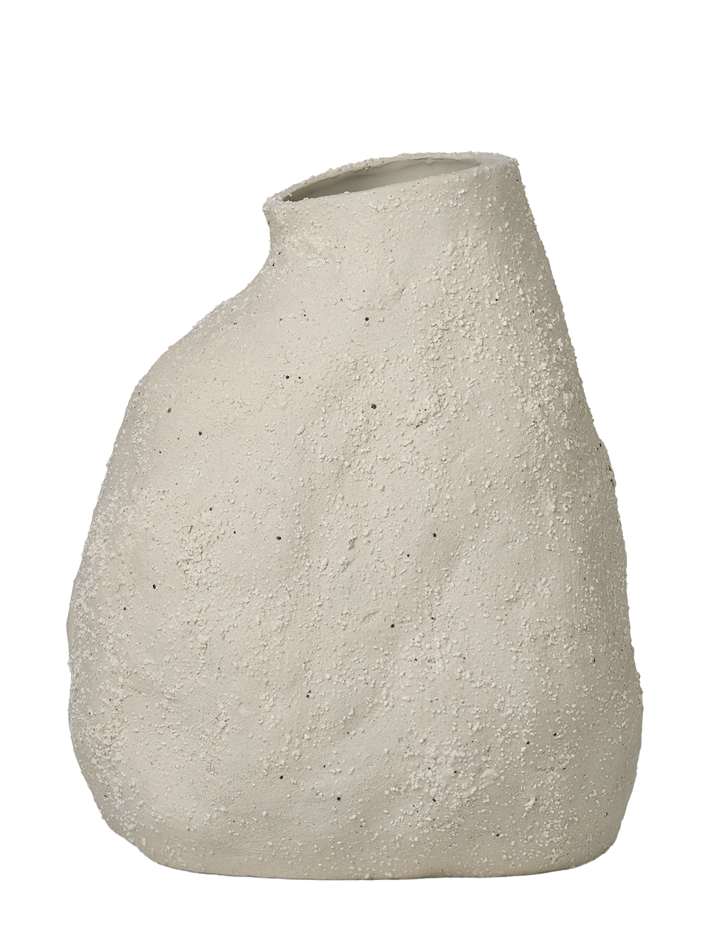 Large Vulca Vase, Off-white