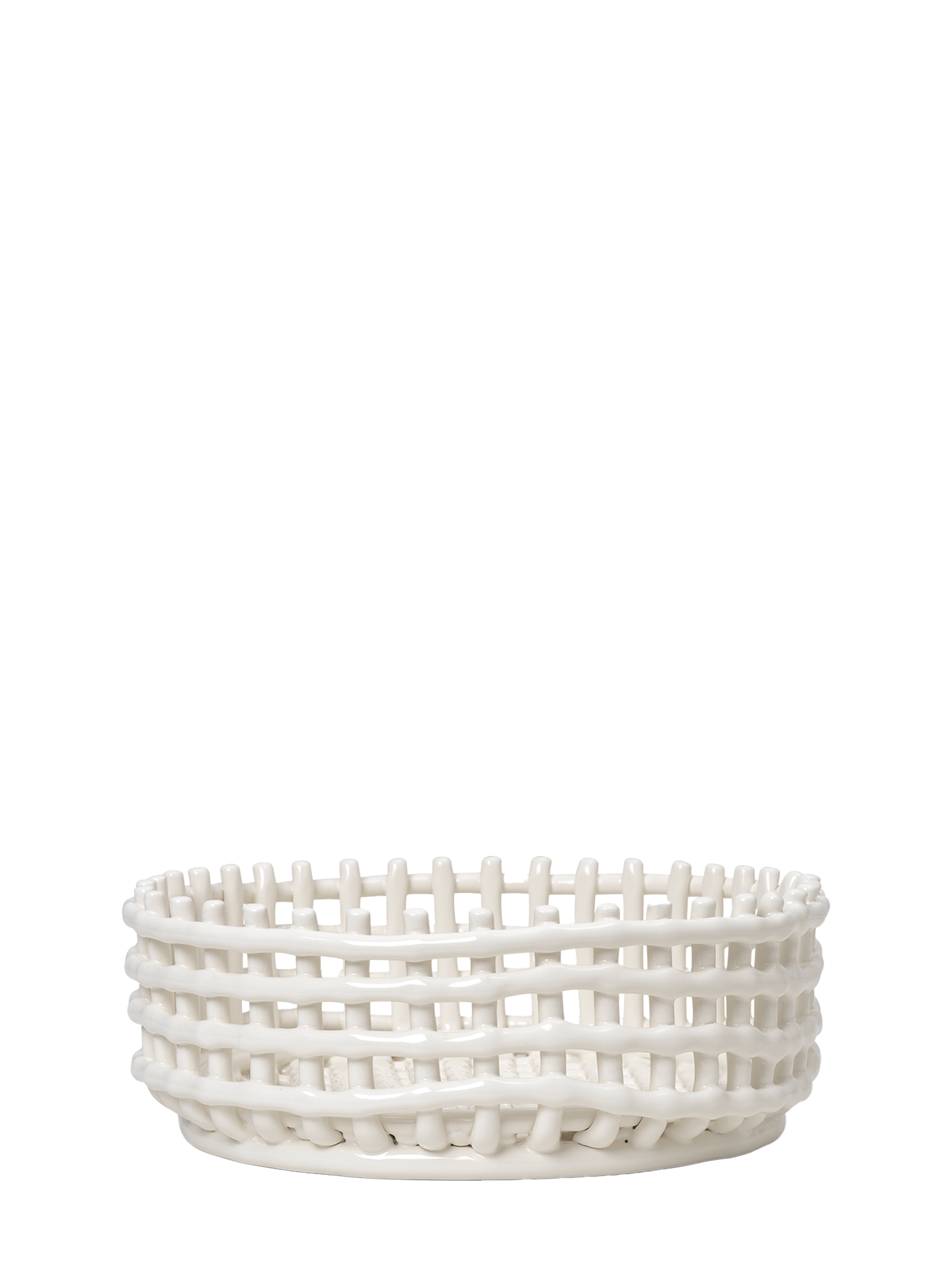 Ceramic Centrepiece, Off-white