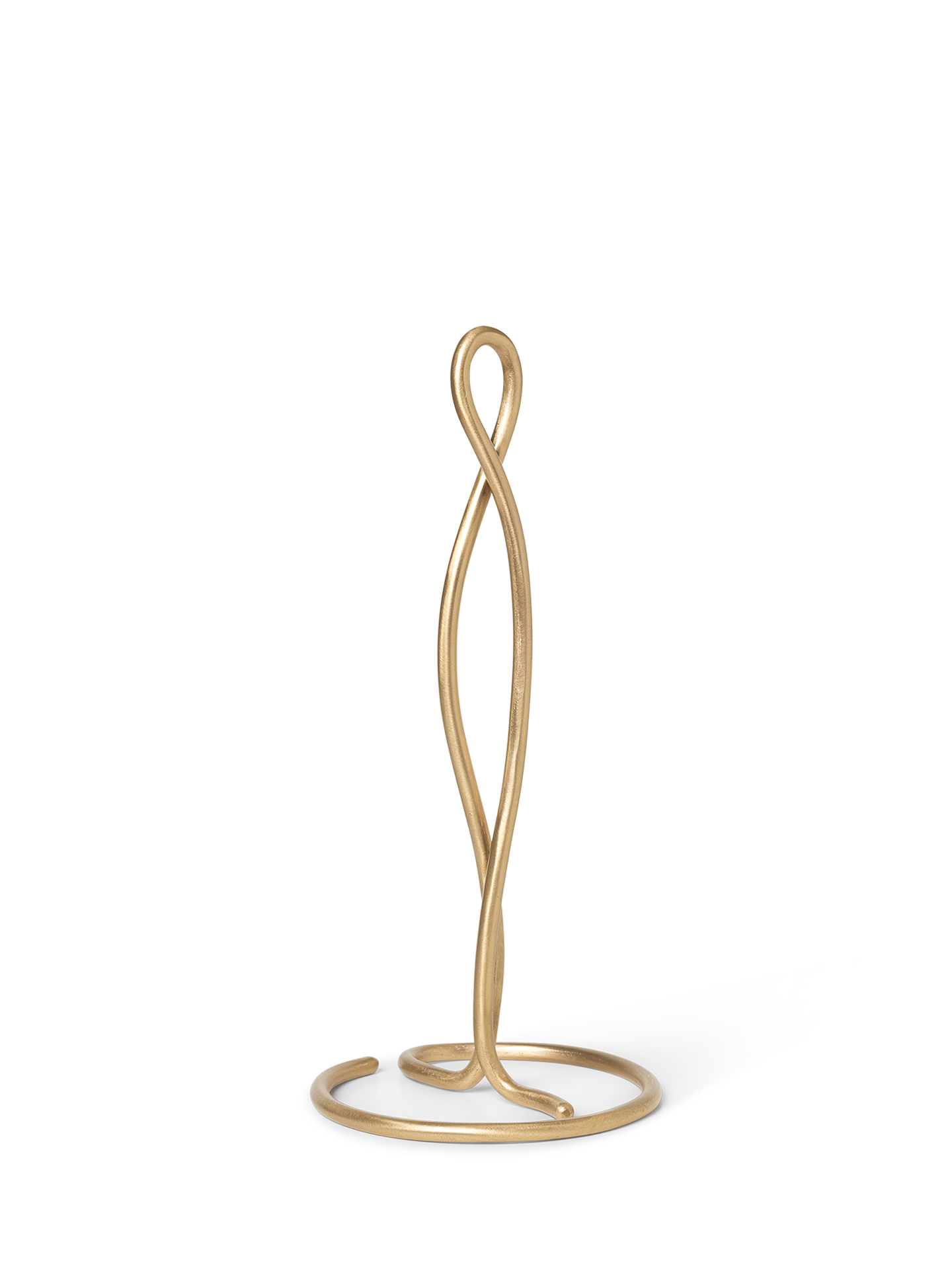 Curvature Paper Towel Holder - Brass