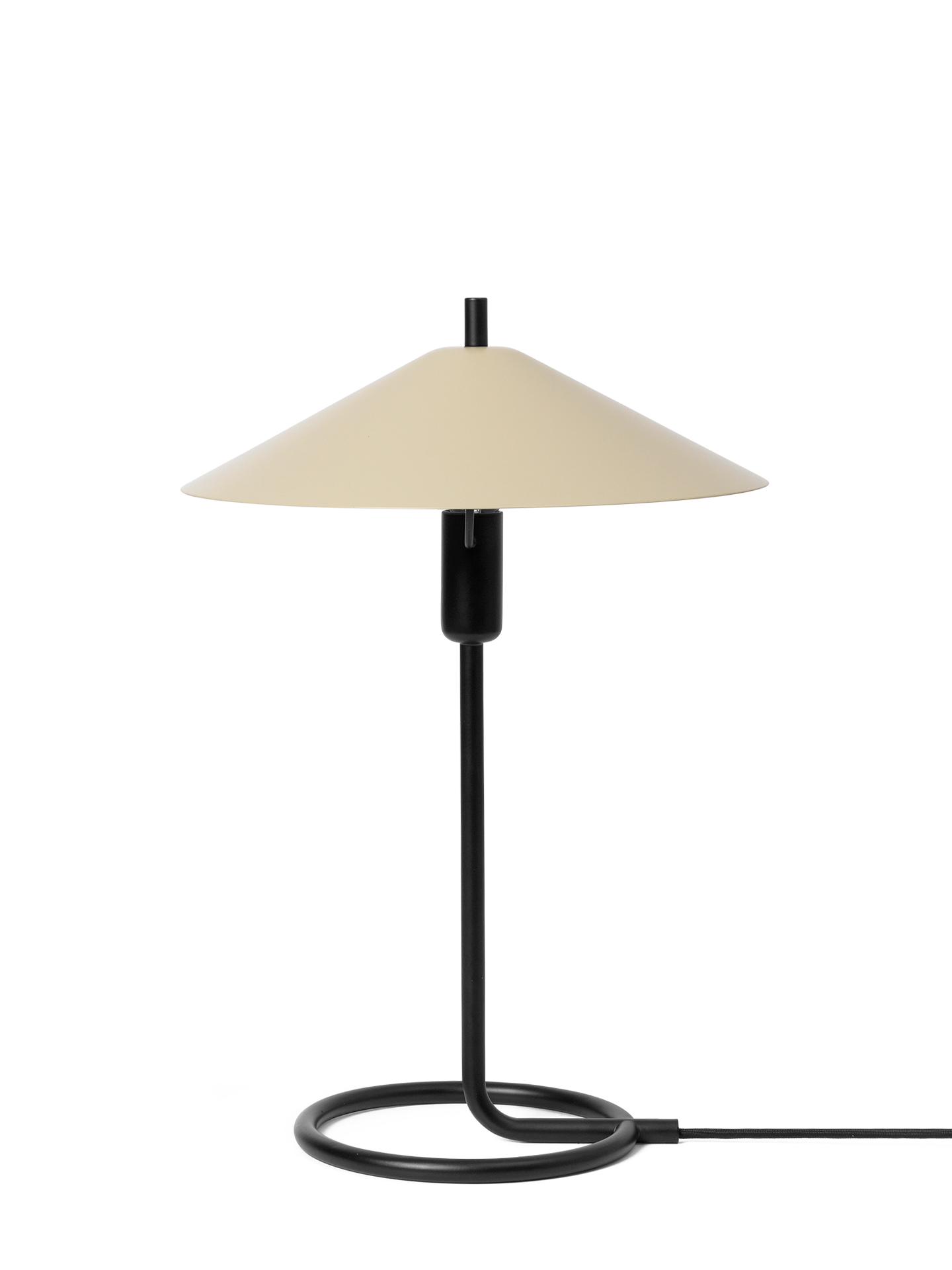Table lamp Filo, black-cashmere
