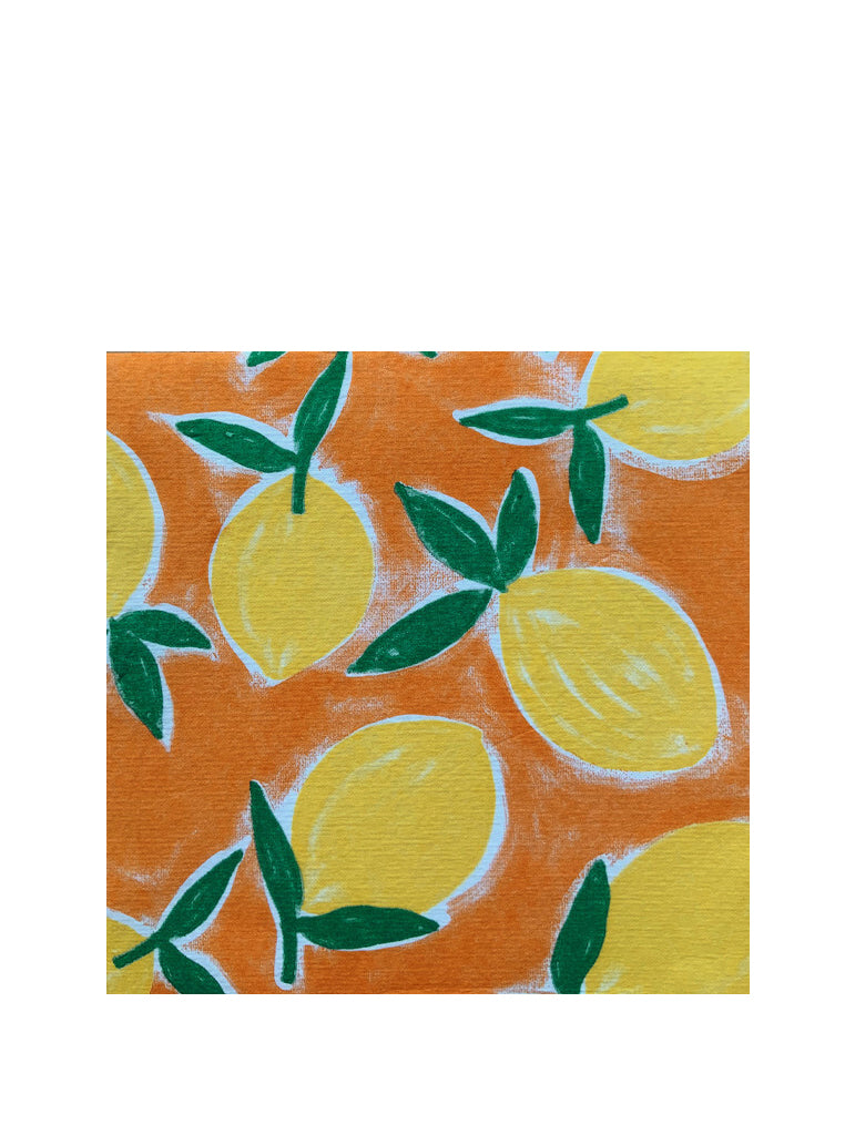 Dinner napkins (40x40cm), Citrus Orange