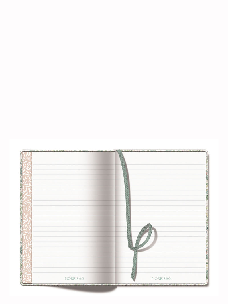 William Morris linen effect cover A5 Journal