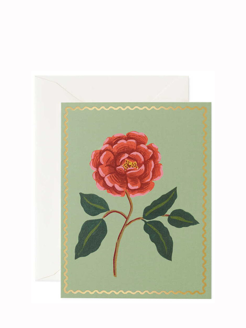 Scarlet Rose any occasion card