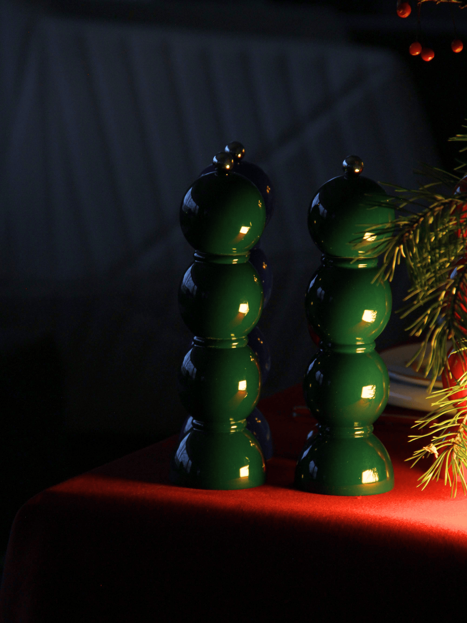 Racing Green Bobbin Salt/Pepper Mill (24cm)