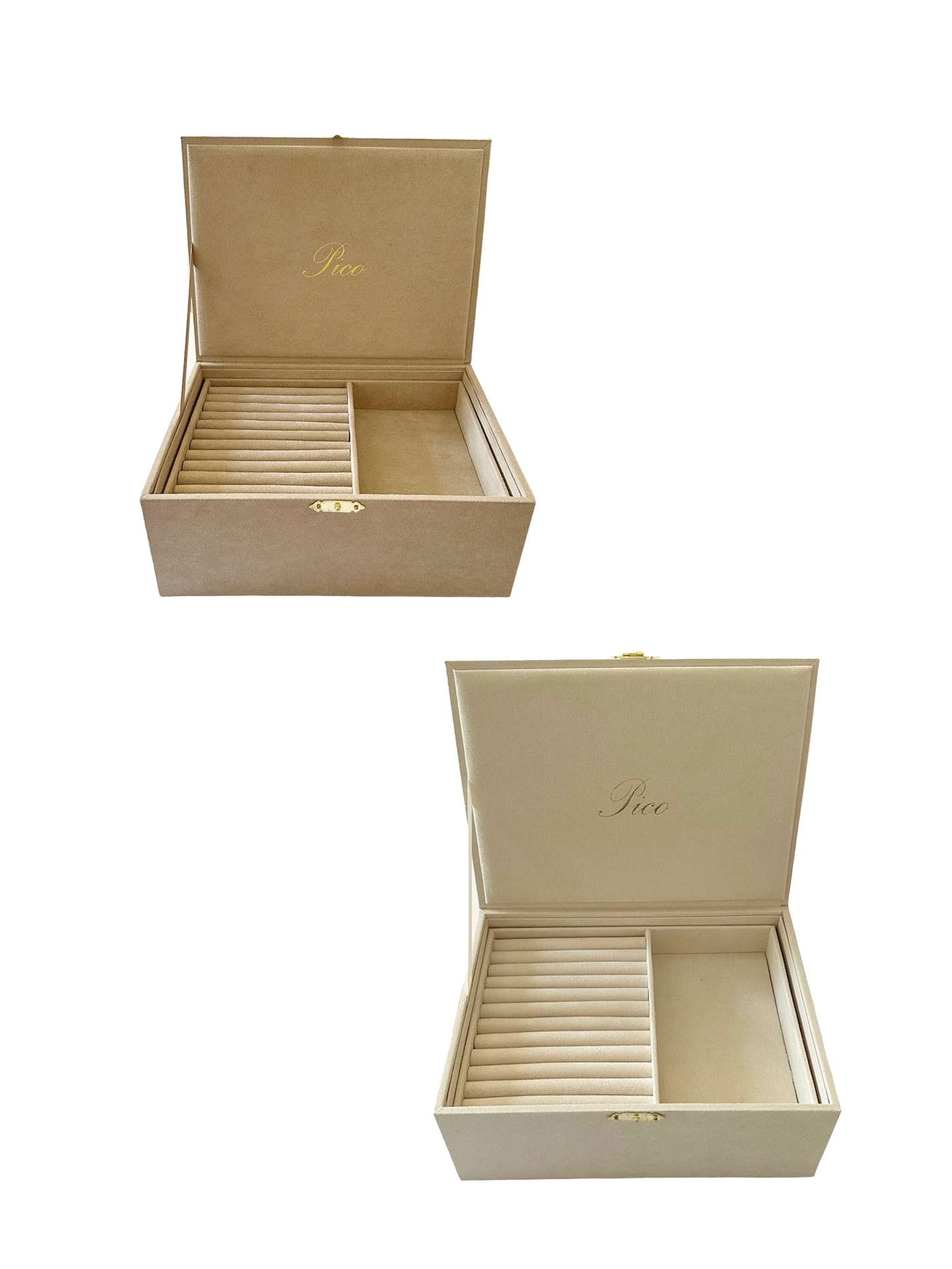 Giant jewelry box, beige or ivory