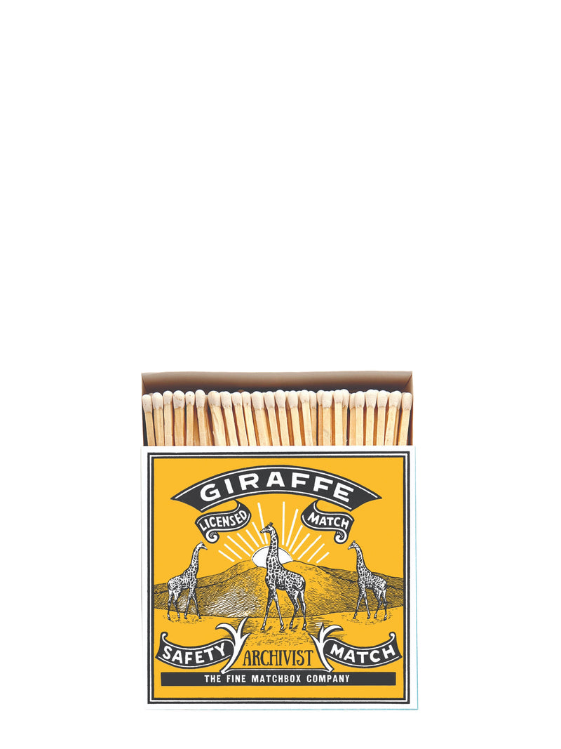 Giraffe yellow match box