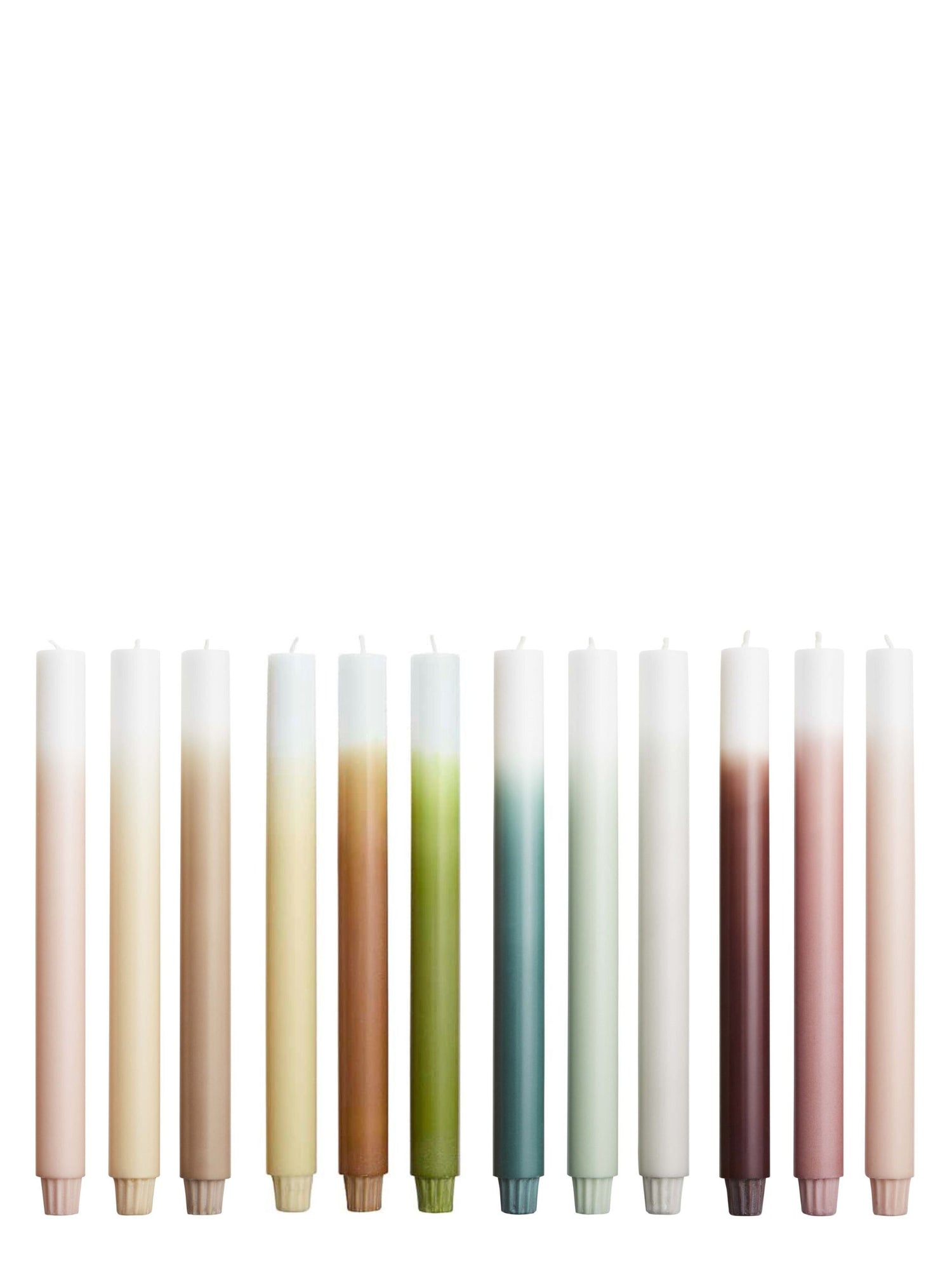 Gradient Candles, several colours (30cm)