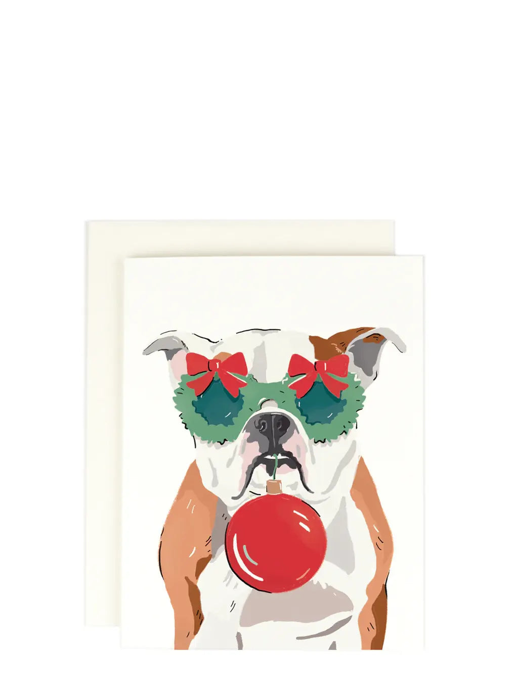 English Bulldog Holiday Christmas card
