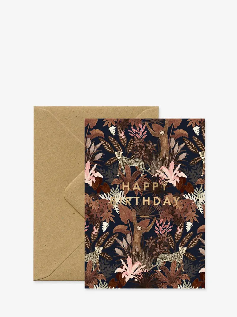 Monkey HBD Birthday card