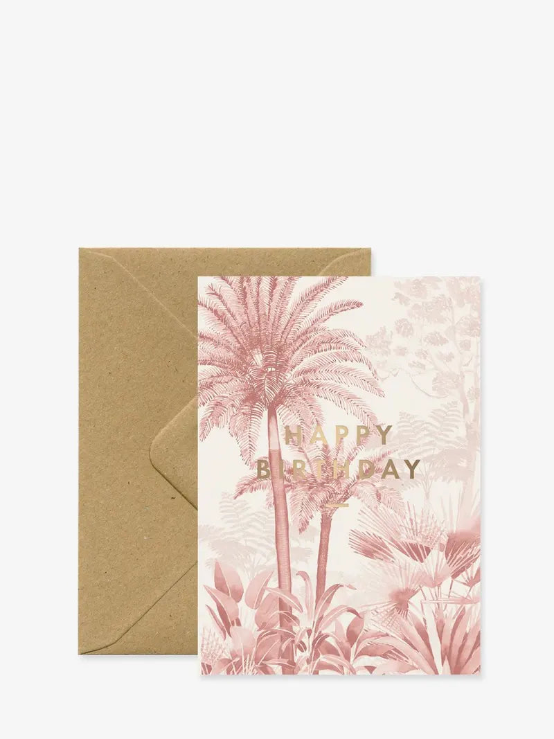 Pink Forest birthday card