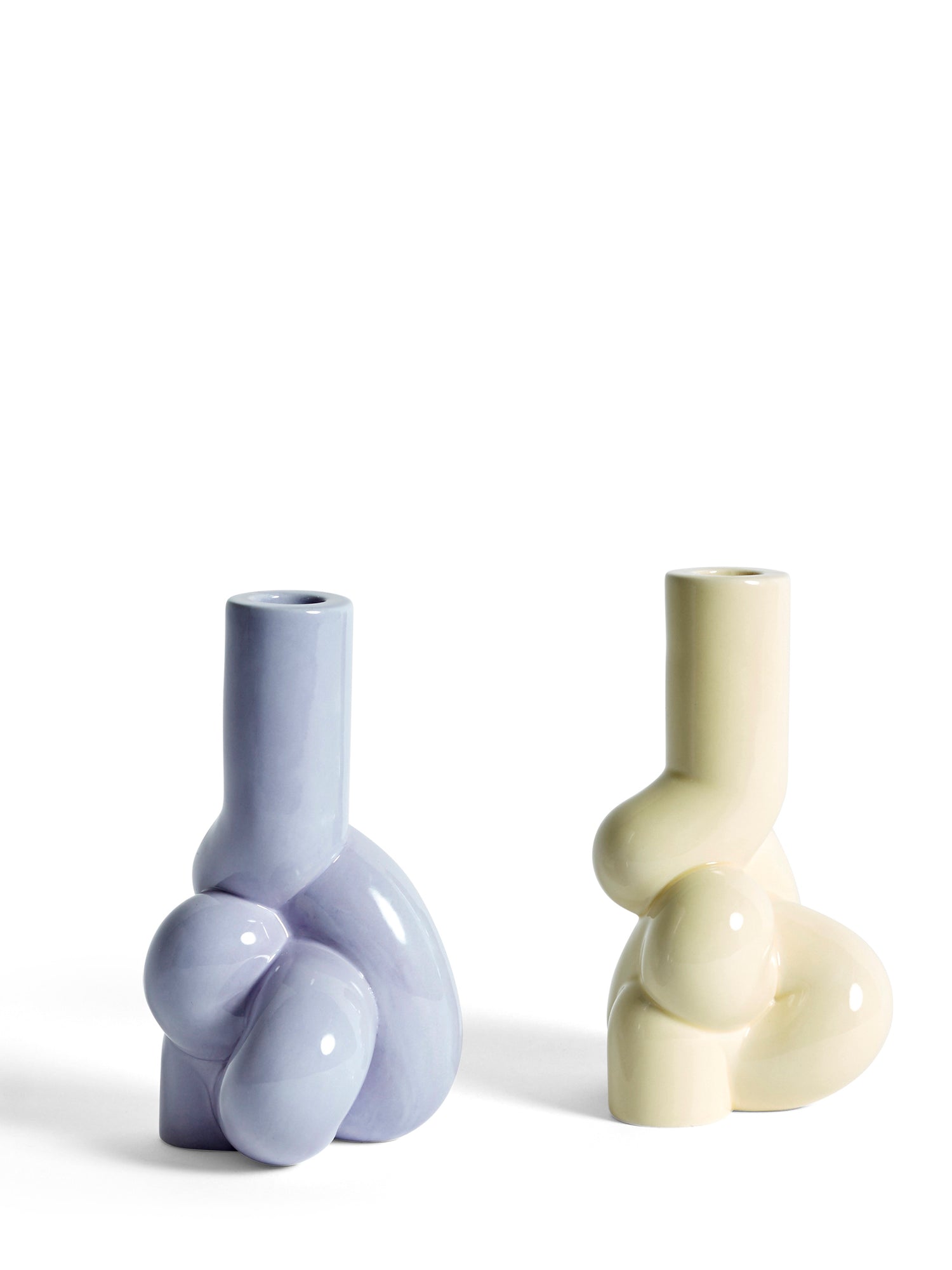 W&S Soft Candleholder, lavender or soft yellow