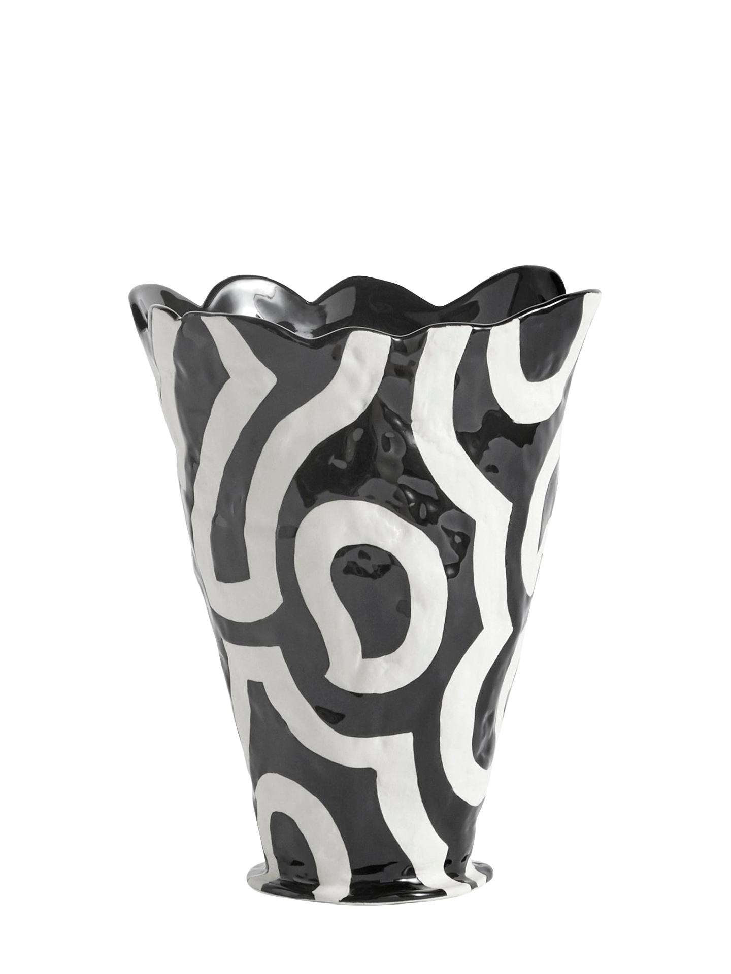 Shadow Vase by Jessica Hans, black-white