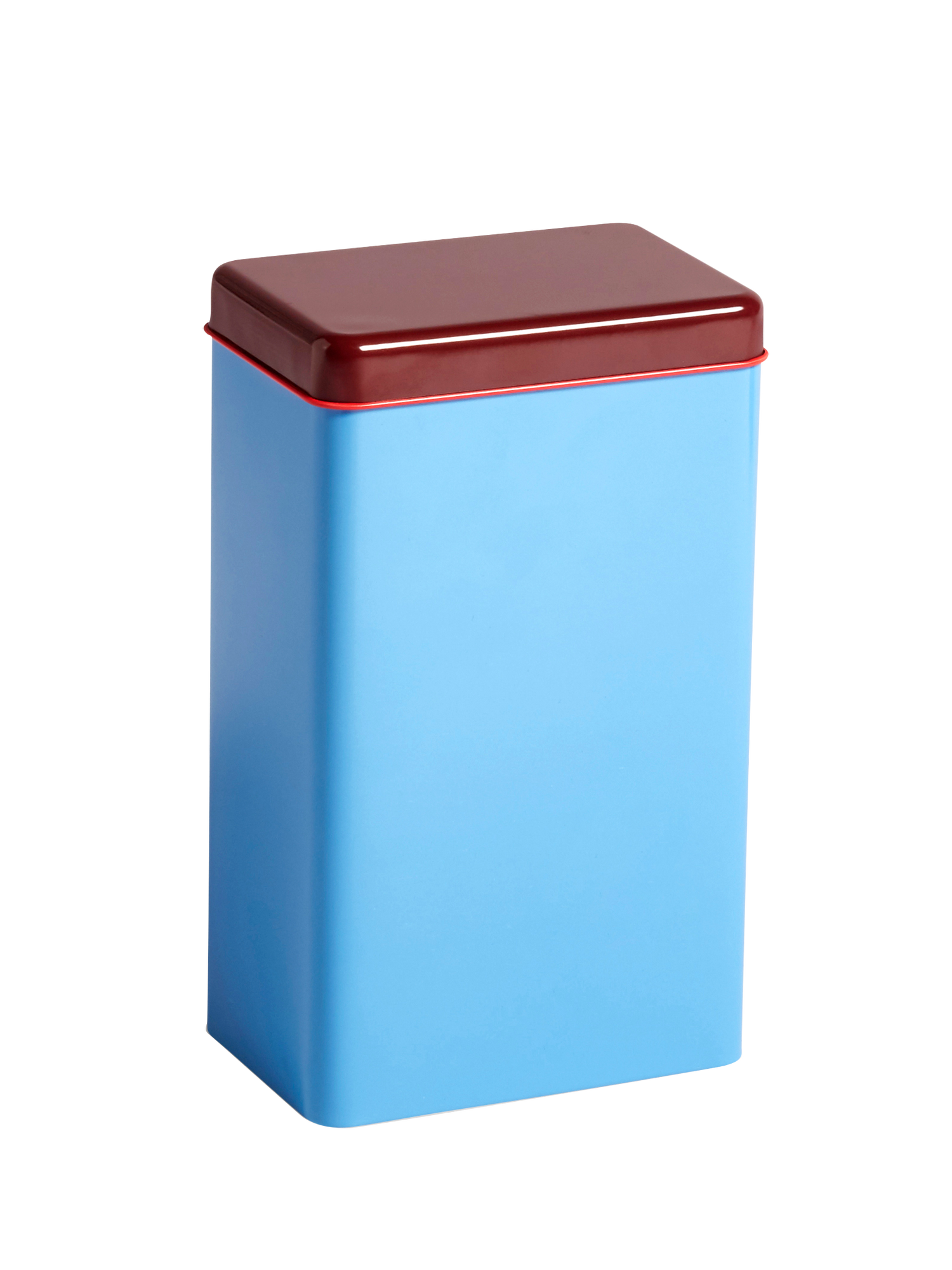 Tin by Sowden, blue, green, yellow or pink
