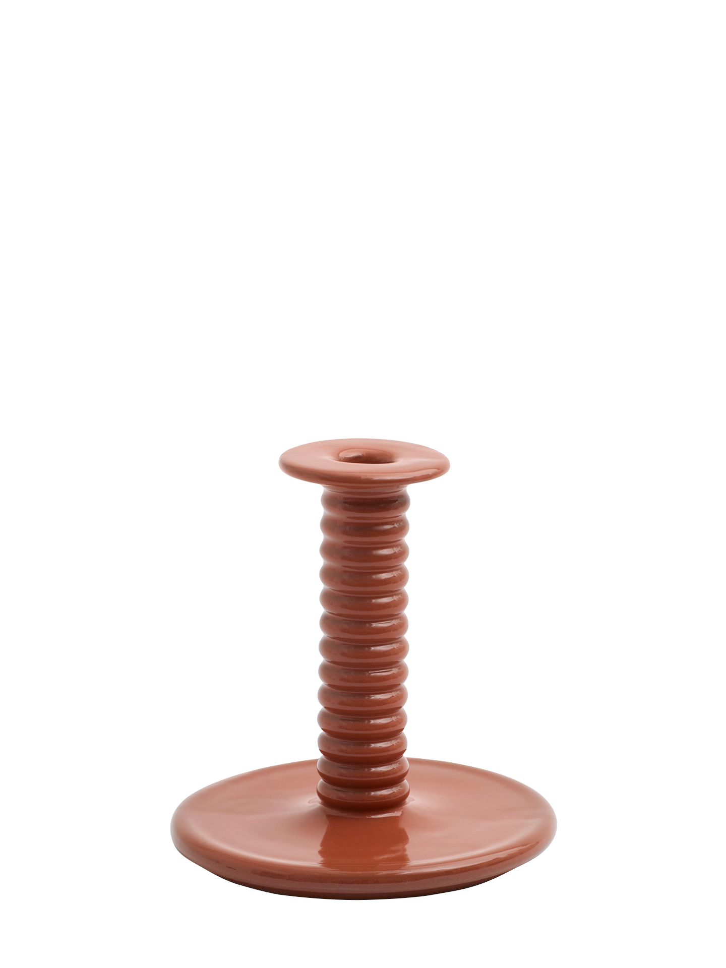 Barro Candleholder, Natural Terracotta