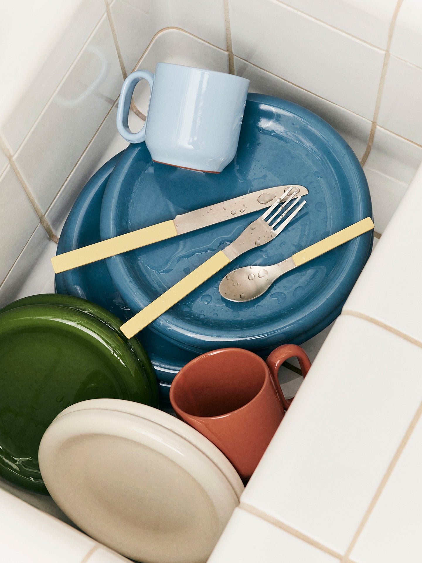 Barro Large Plate (Ø24), Blue