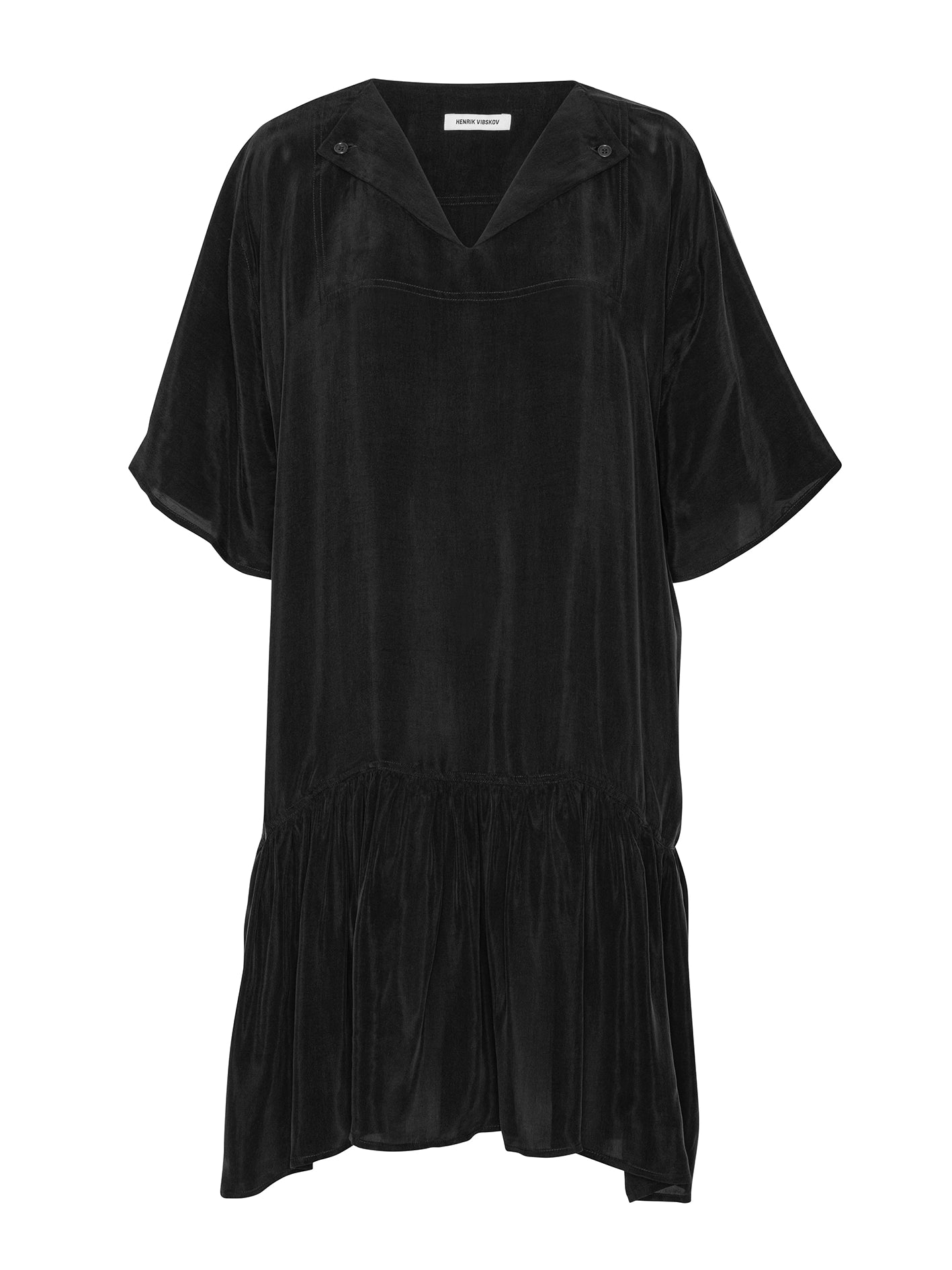 Preserve cupro dress, washed black