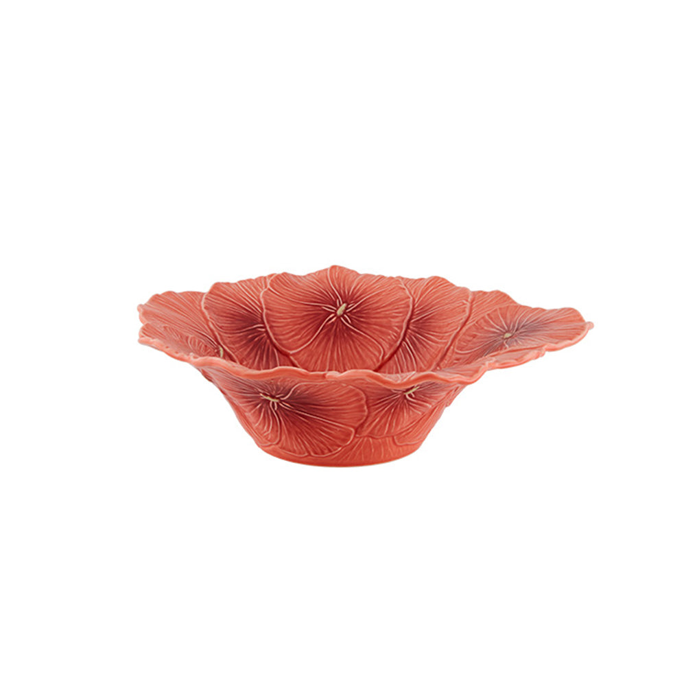 Hollyhock large salad bowl, Maria Flor