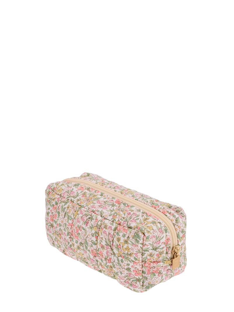Pouch XS square, Liberty print Nazanin Pink