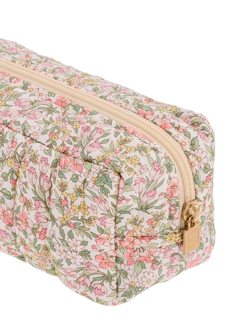 Pouch XS square, Liberty print Nazanin Pink