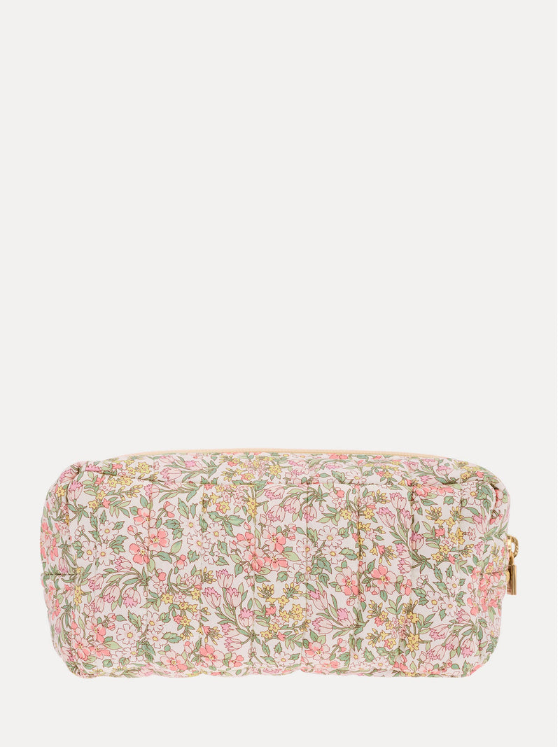 Pouch XS square, Liberty print Nazanin Pink
