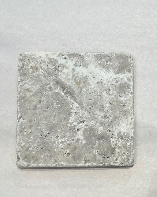 Travertine soap dish