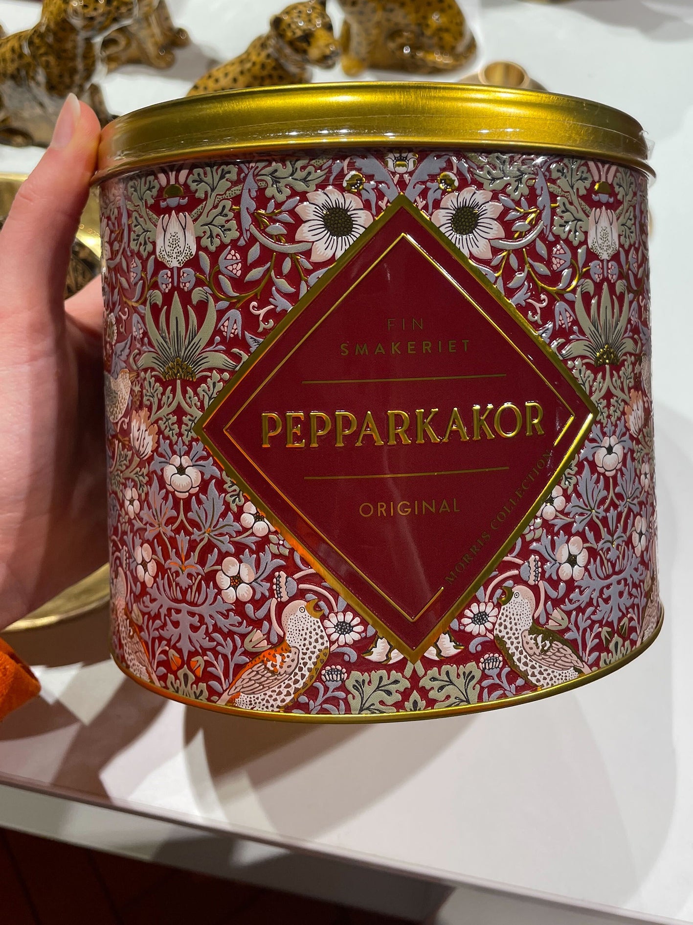 Morris gingerbread cookies, burgundy (430 g)