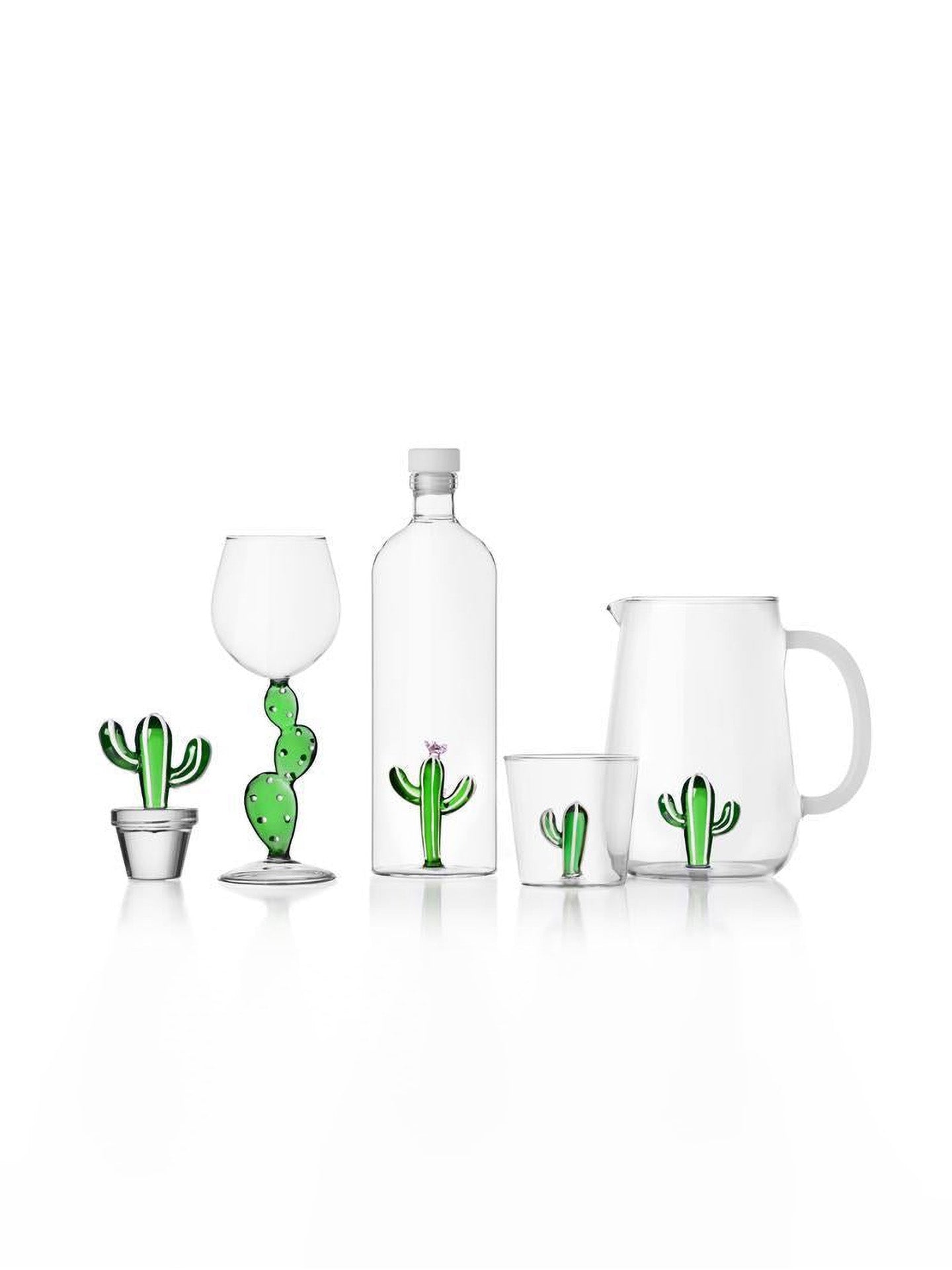 Cactus wine glass, Desert Plants Collection