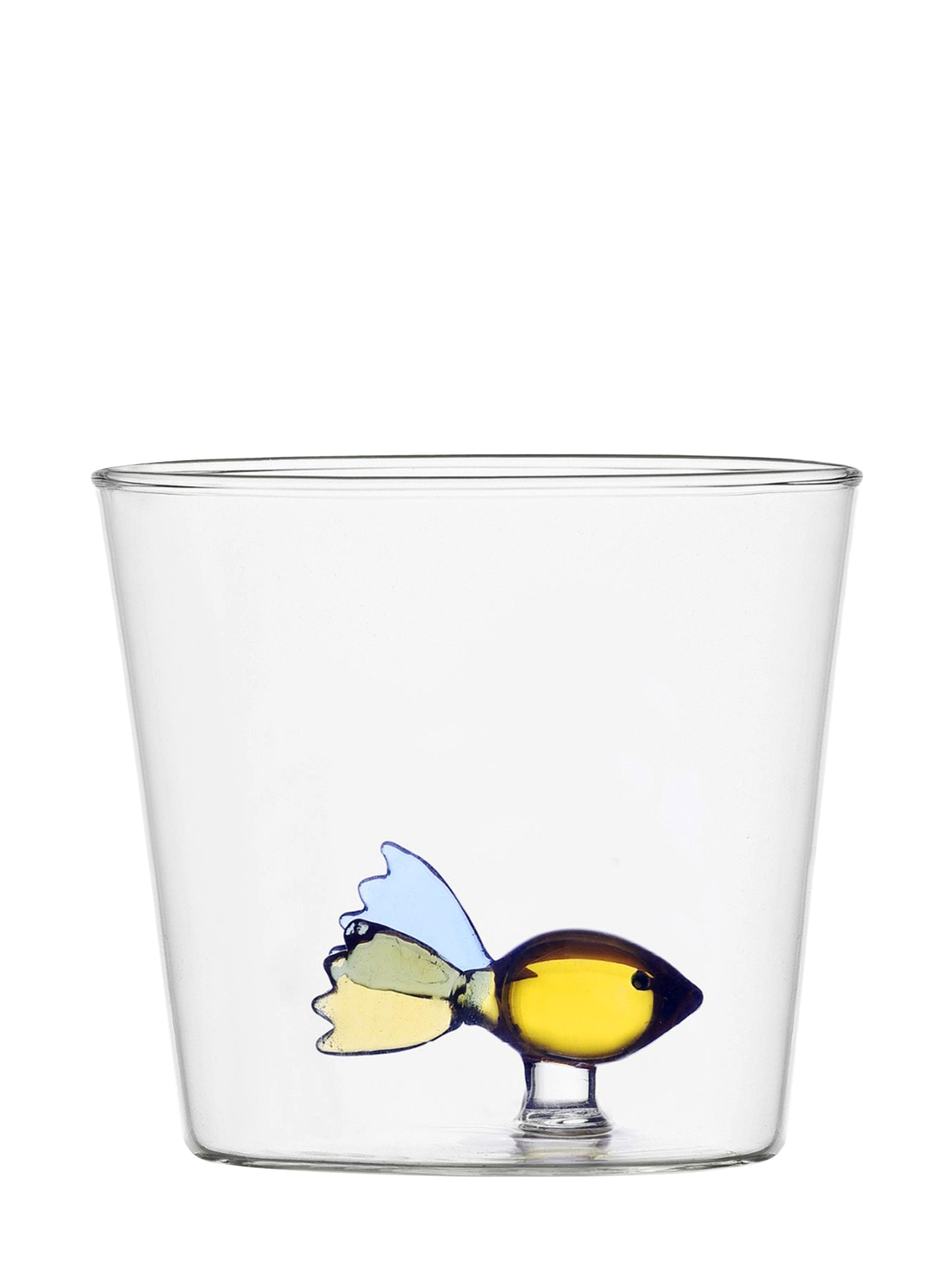 Coloured Fish Glass Tumbler, Animal Farm Collection