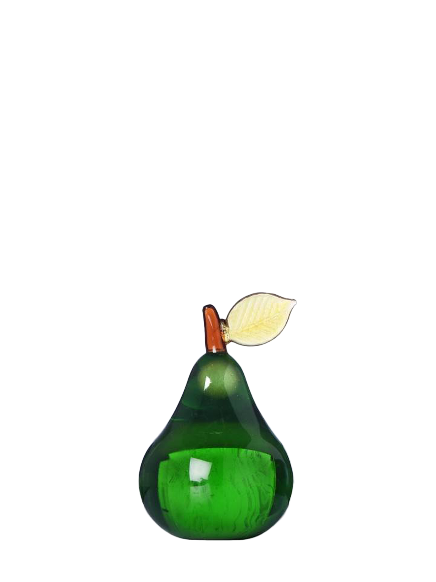Pear Paperweight Green, Fruits & Flowers Collection