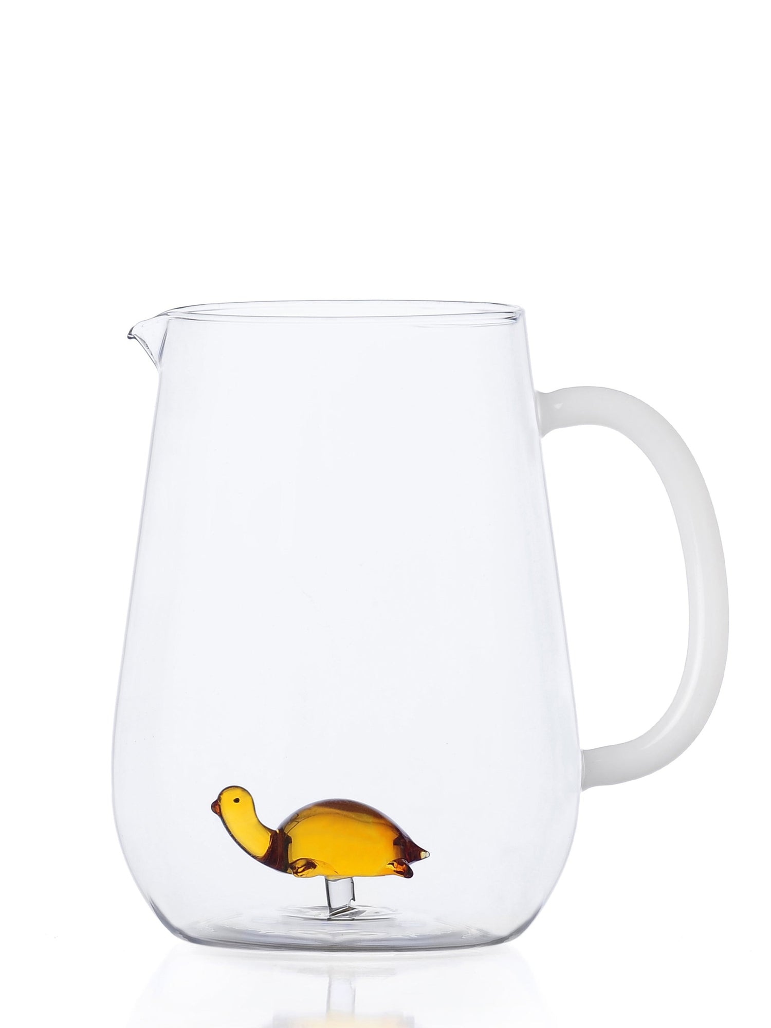 Amber Turtle Pitcher, Animal Farm Collection
