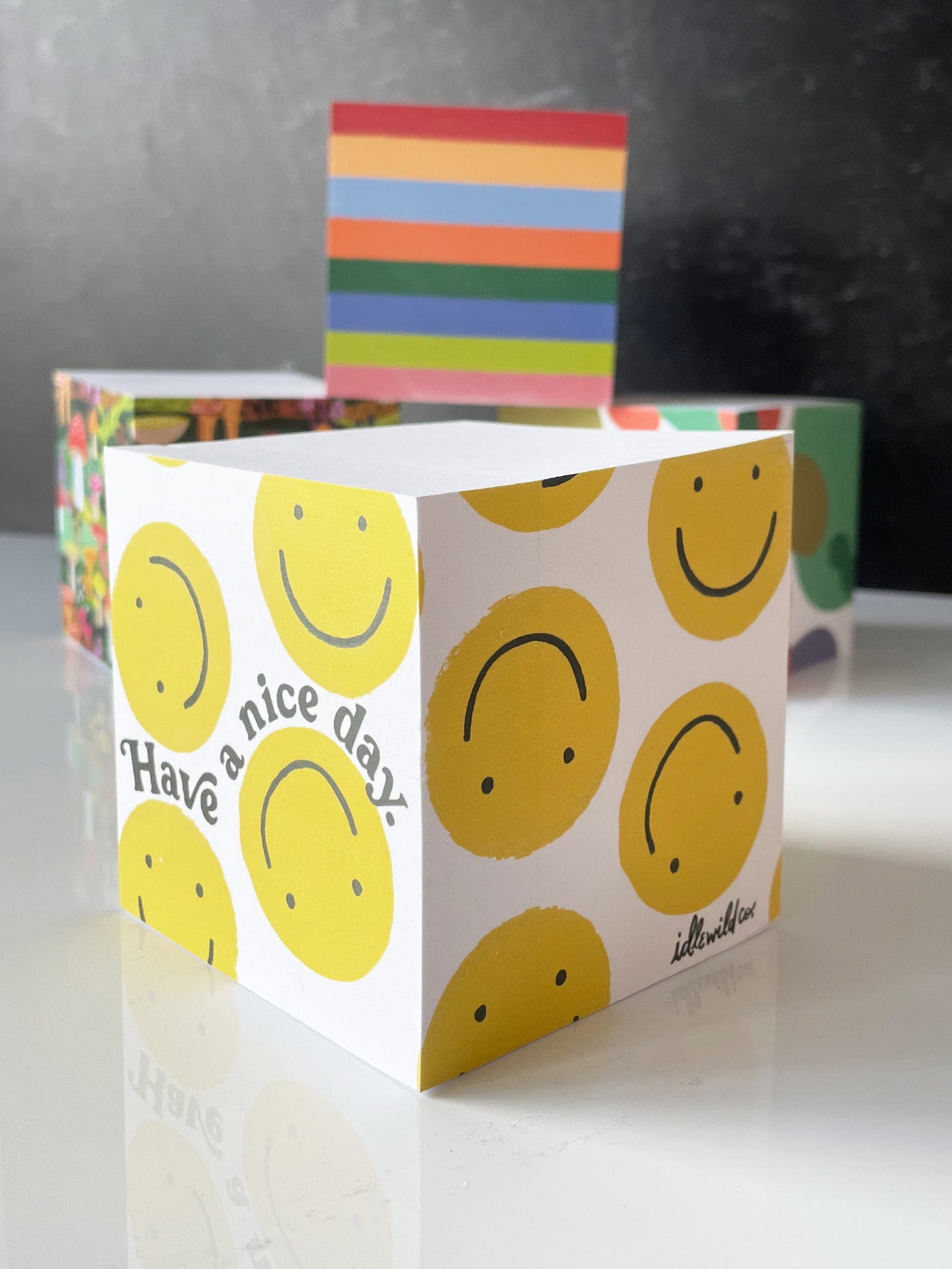 'Have A Nice Day' Sticky Note Cube