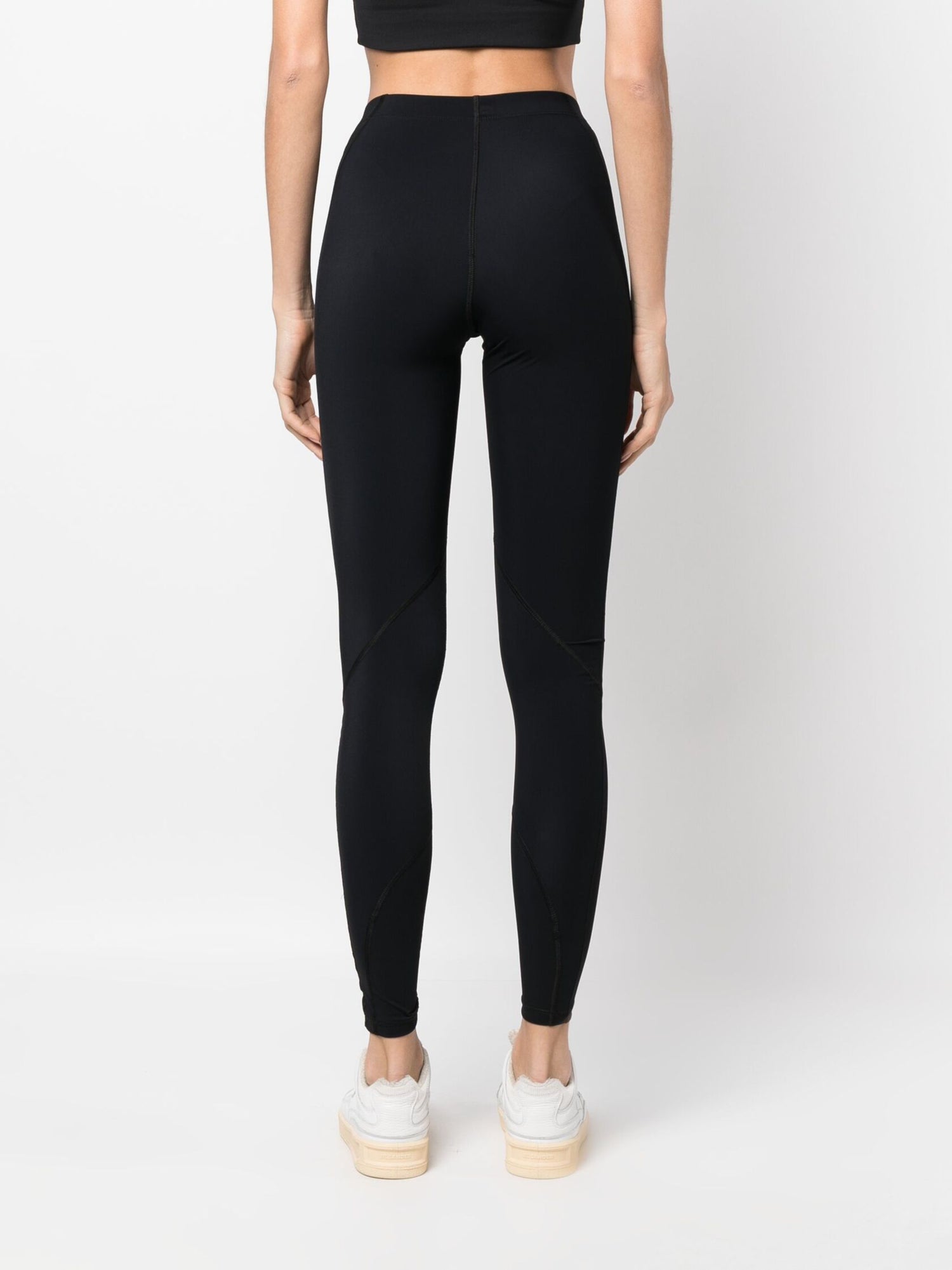 Leggings with logo, black