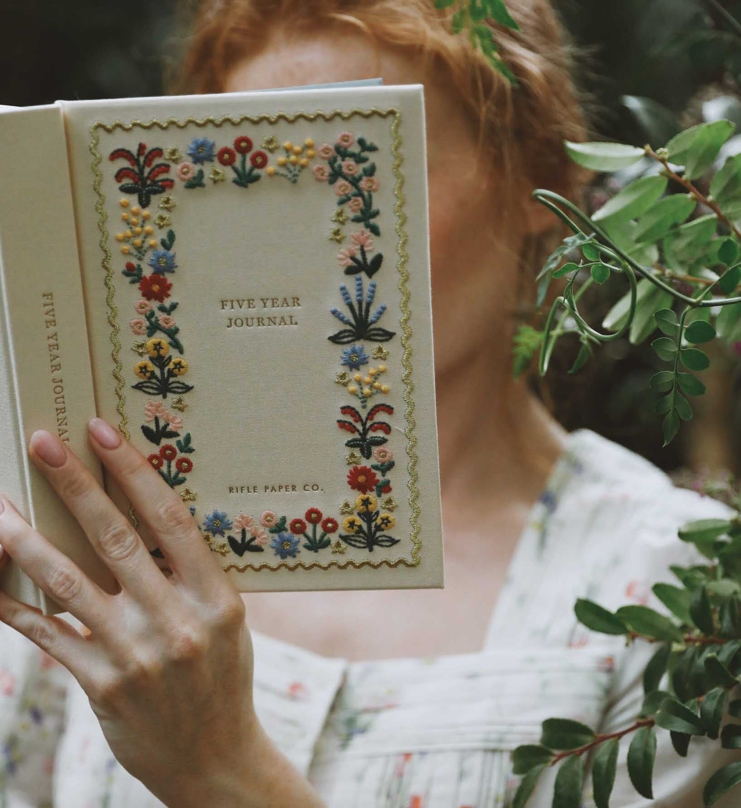 Wildwood 5-year embroidered journal