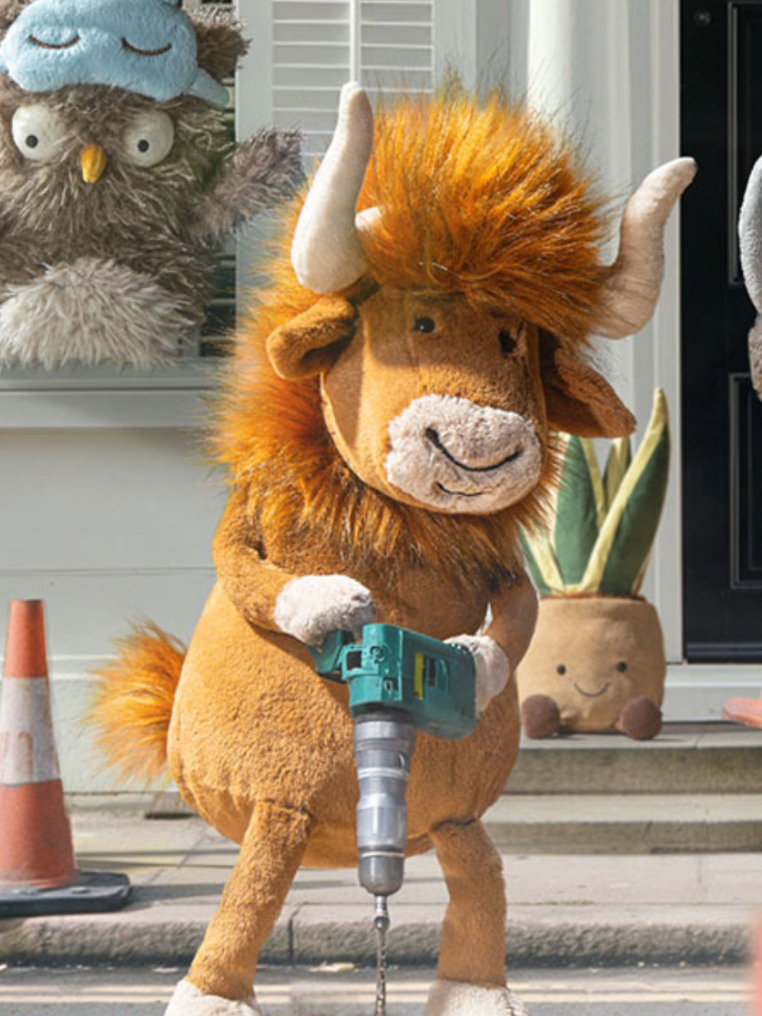 Ramone bull, soft toy (33cm)